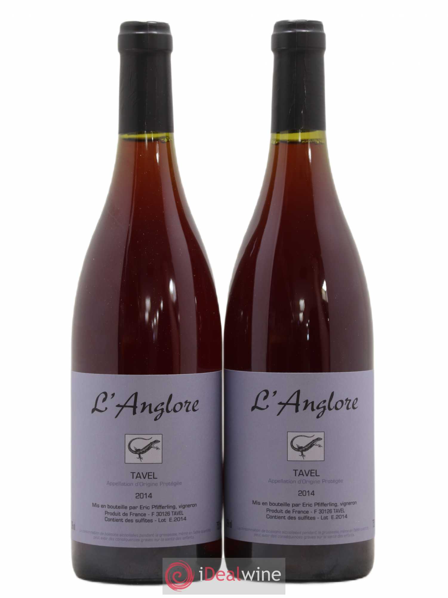 Tavel L'Anglore 2014 - Lot de 2 bouteilles - 0