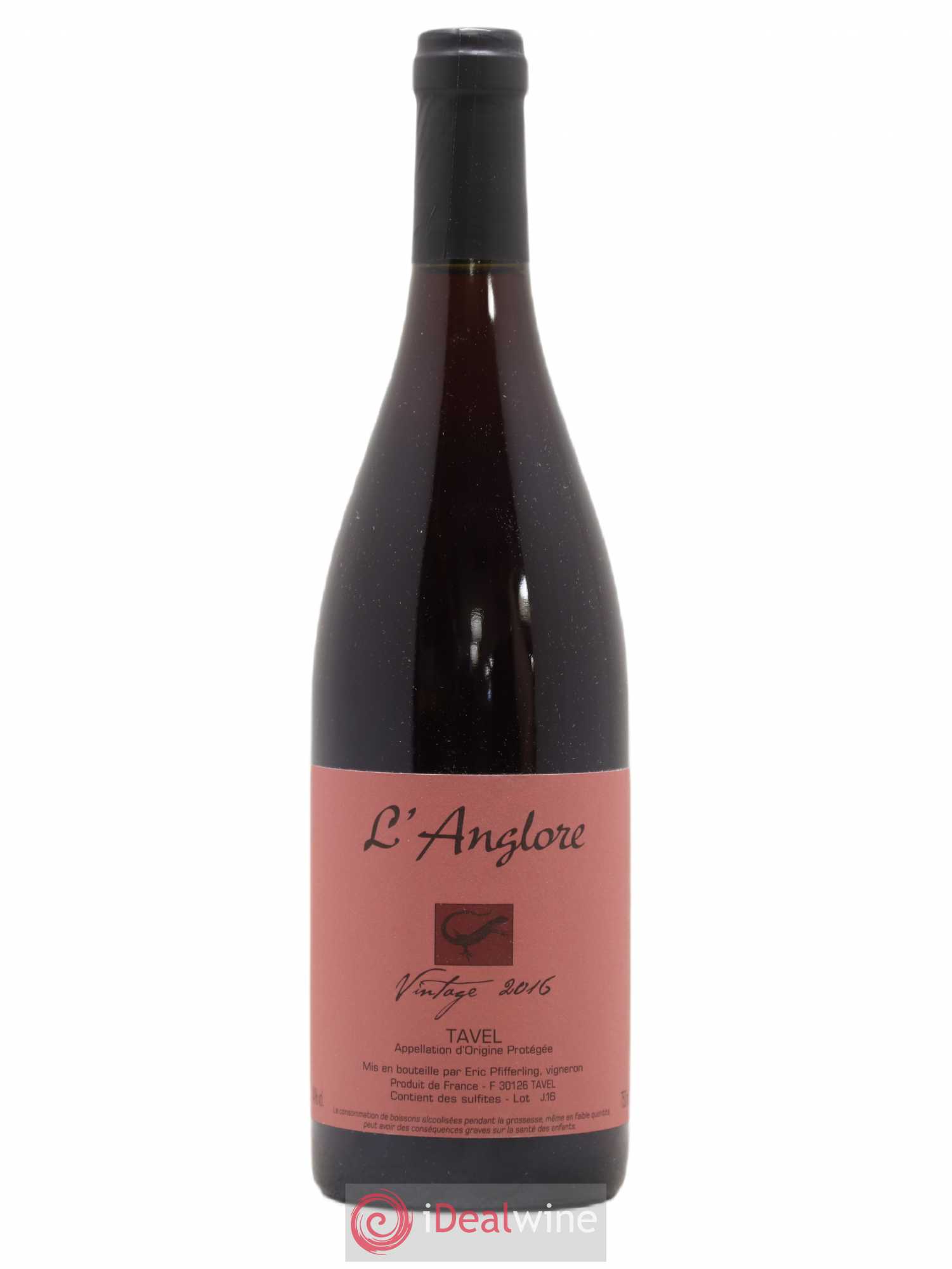 Tavel Vintage L'Anglore 2016 - Lot de 1 bouteille - 0