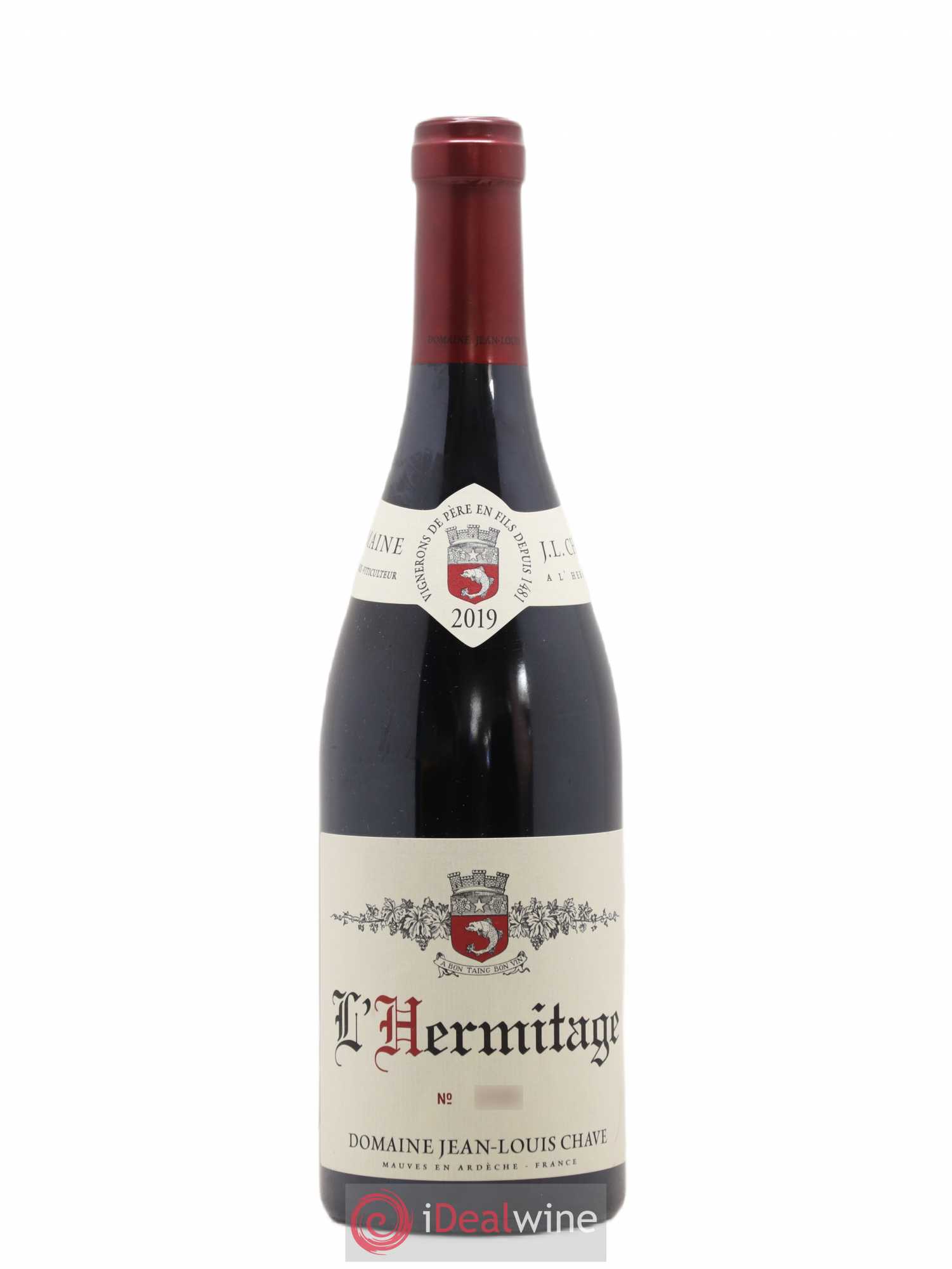 Hermitage Jean-Louis Chave 2019 - Lot de 1 bouteille - 0