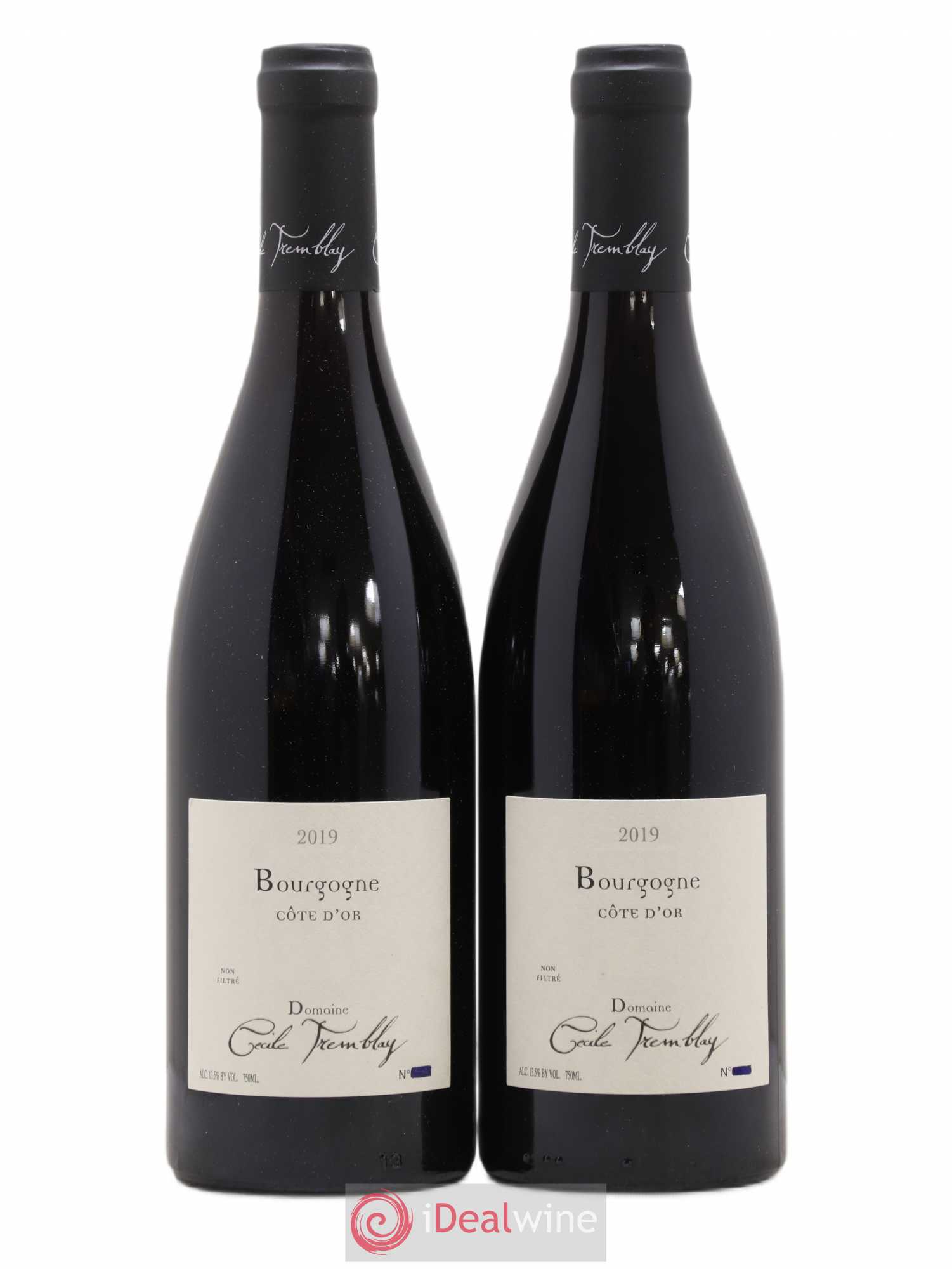 Bourgogne Côte-d'Or Cécile Tremblay 2019 - Lot de 2 bouteilles - 0