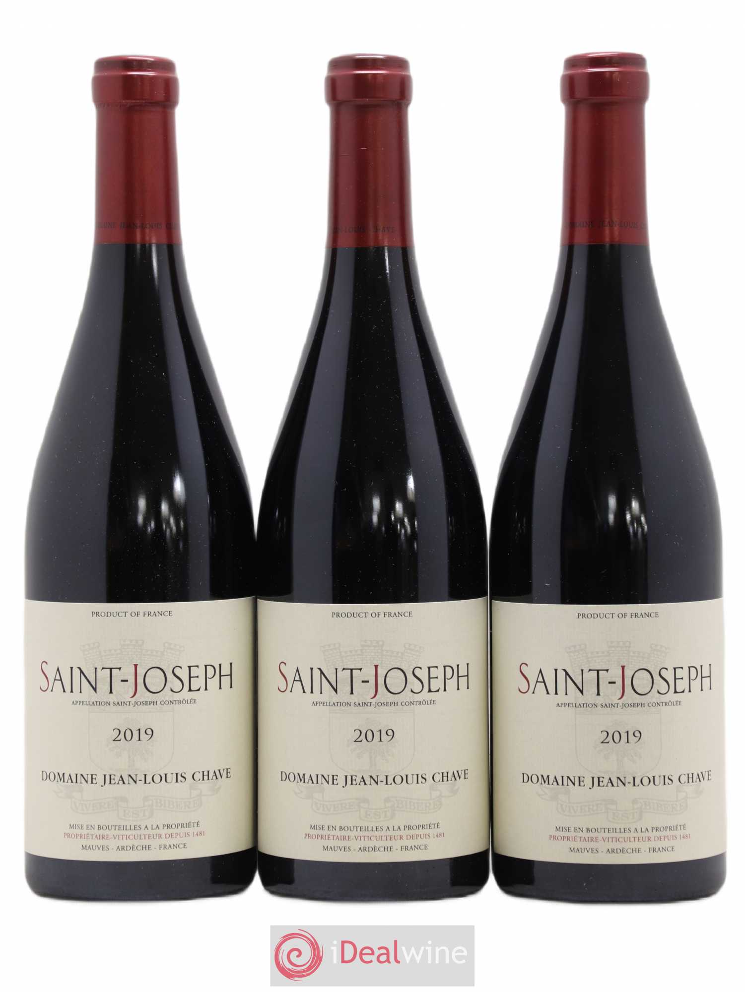 Saint-Joseph Jean-Louis Chave 2019 - Lot de 3 bouteilles - 0