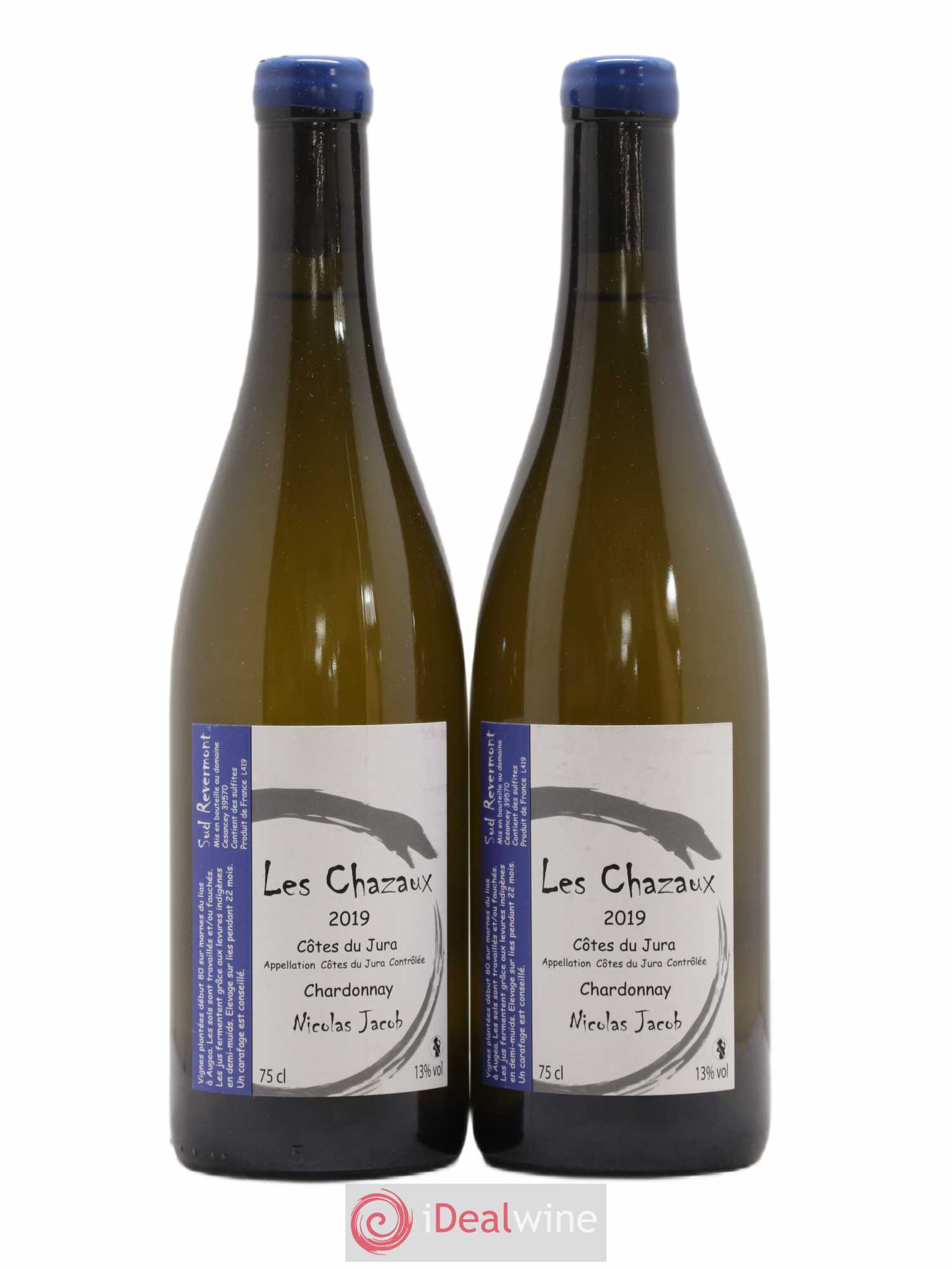 Côtes du Jura Les Chazaux Chardonnay Nicolas Jacob 2019 - Posten von 2 Flaschen - 0