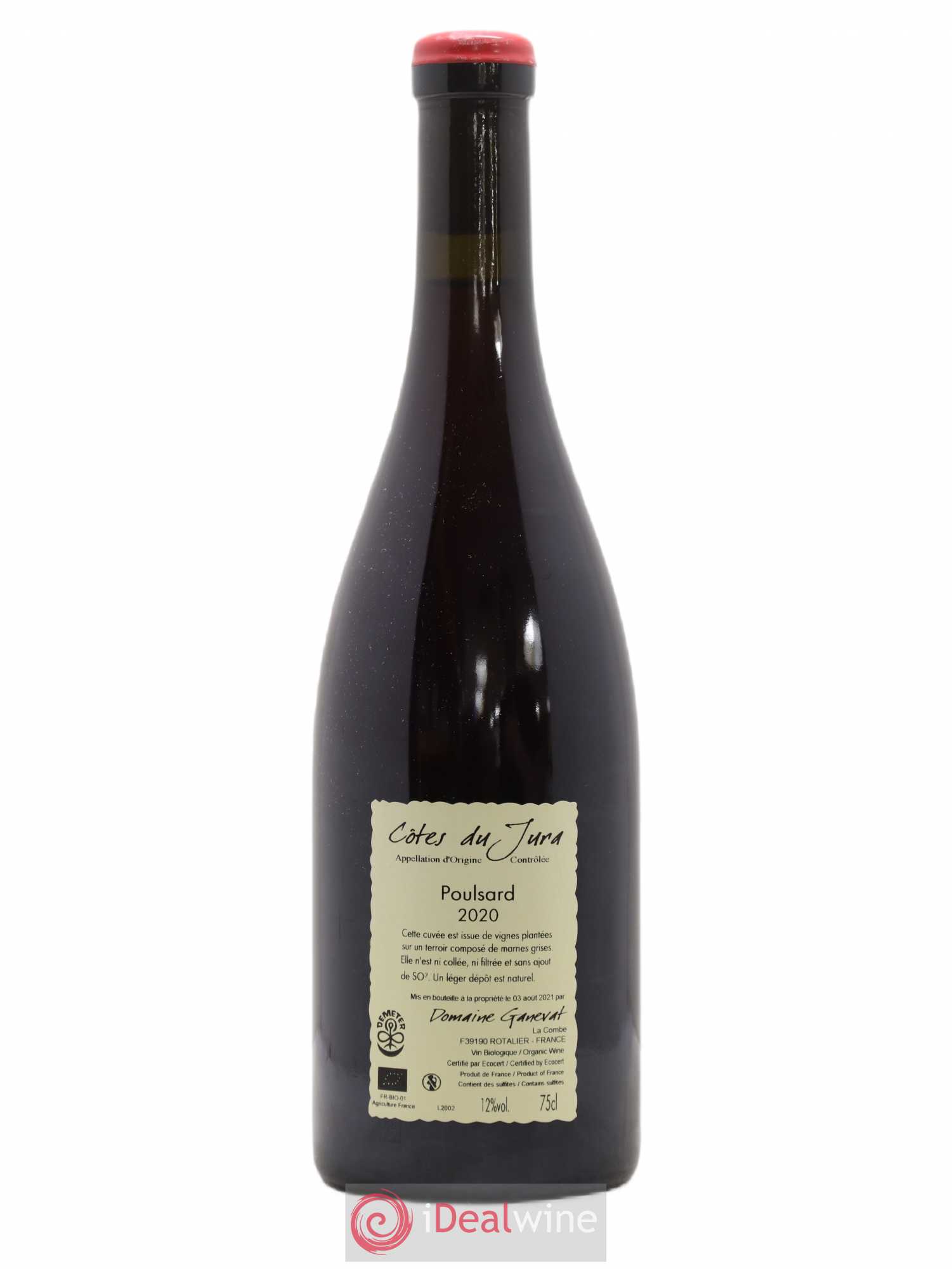 Côtes du Jura Les Chalasses Vieilles Vignes Poulsard Jean-François Ganevat (Domaine) 2020 - Lot de 1 bouteille - 1