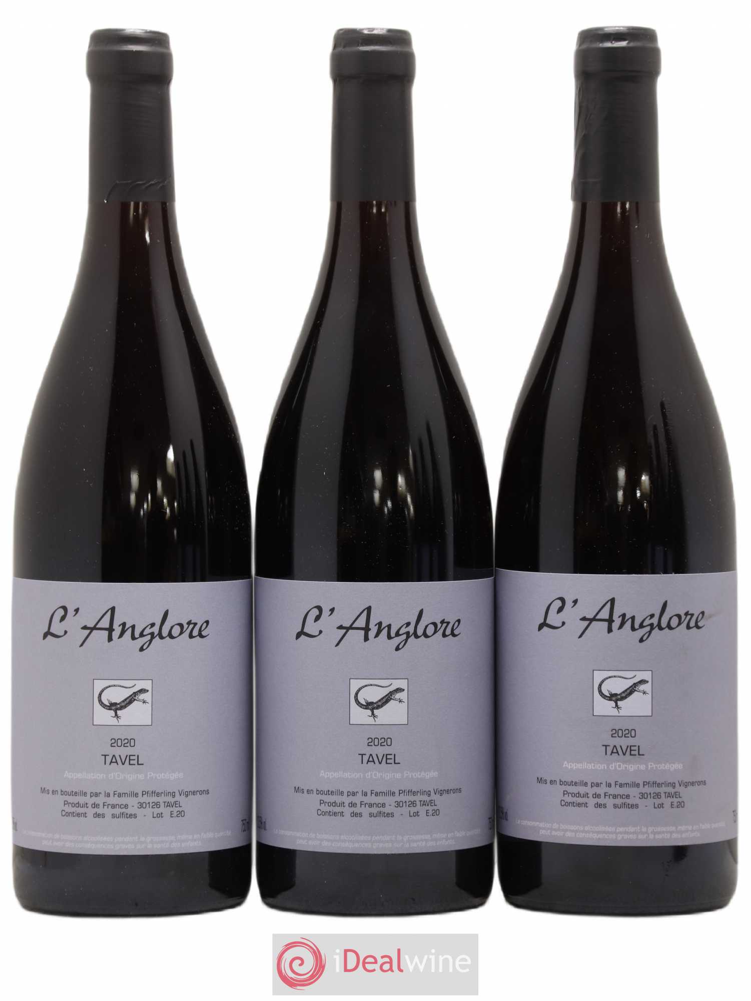 Tavel L'Anglore 2020 - Lot de 6 bouteilles - 1