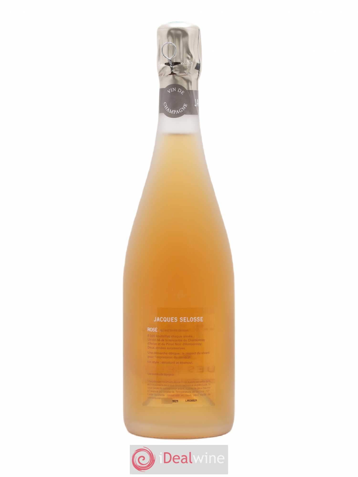 Rosé Brut Jacques Selosse - Lot de 1 bouteille - 1