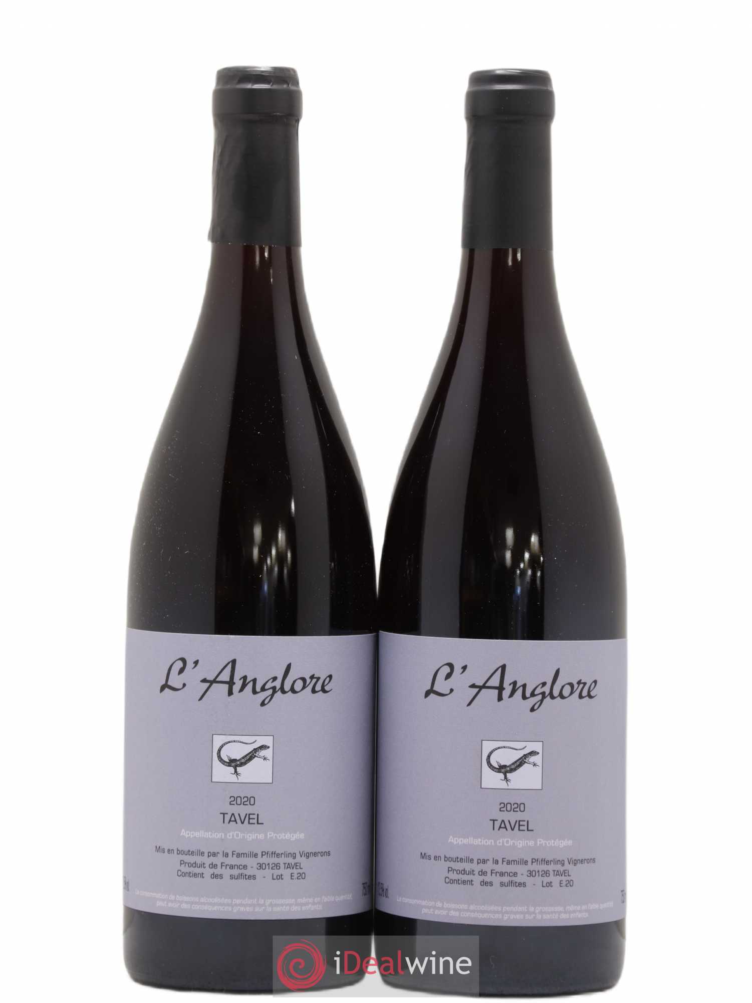 Tavel L'Anglore 2020 - Posten von 2 Flaschen - 0