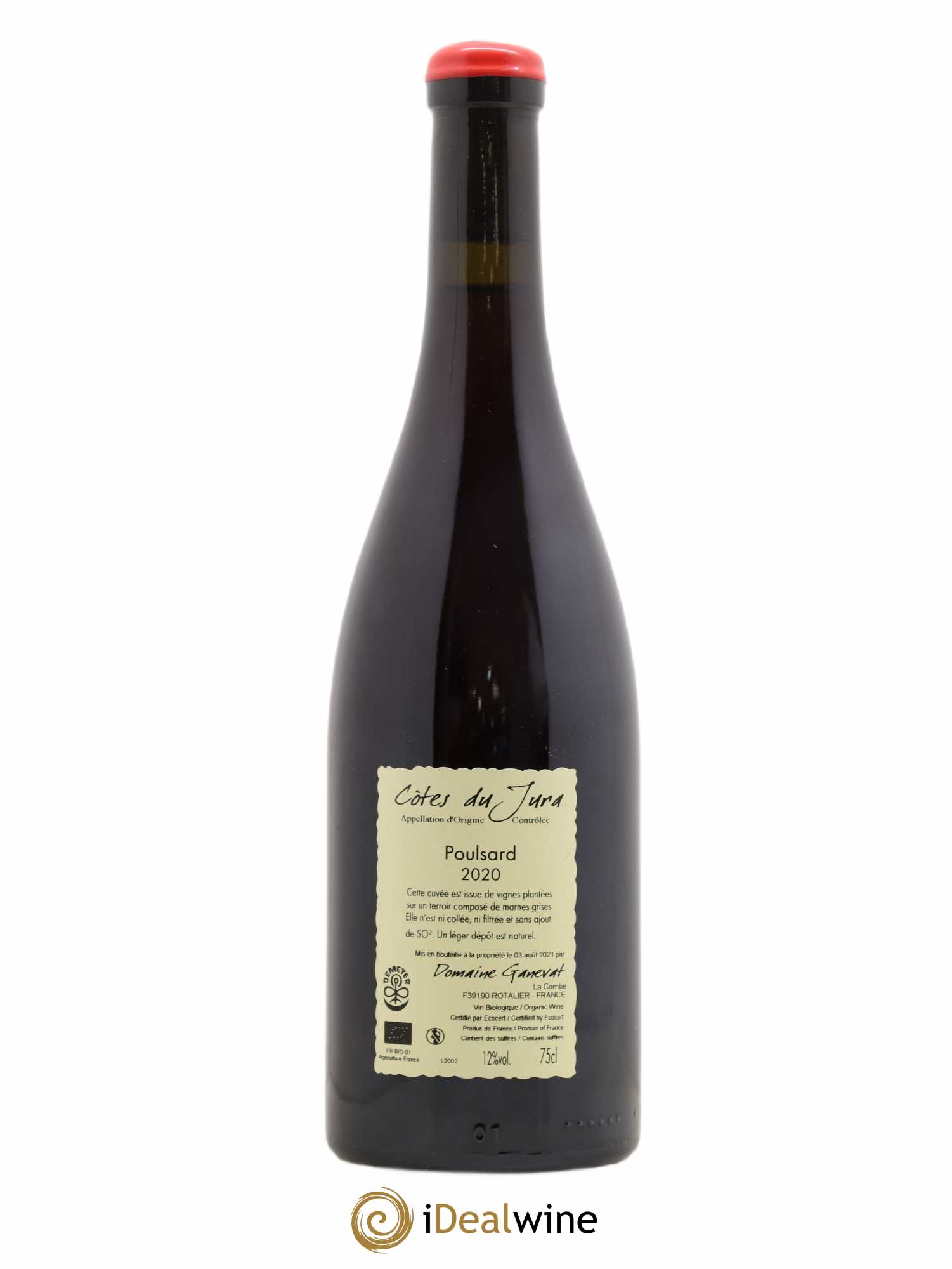 Côtes du Jura Les Chalasses Vieilles Vignes Poulsard Jean-François Ganevat (Domaine) 2020 - Lot de 1 bouteille - 1