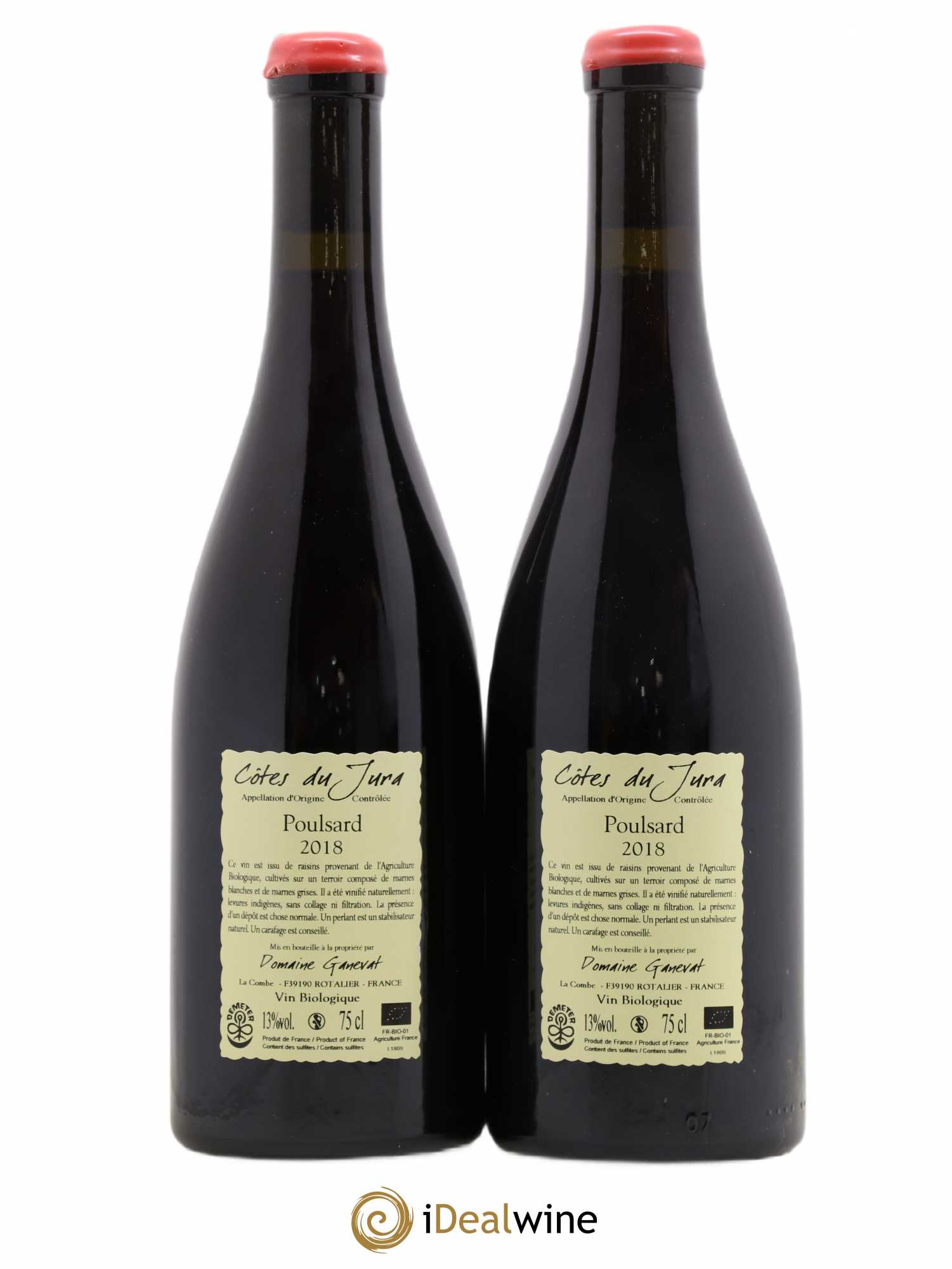 Côtes du Jura Cuvée de l'Enfant Terrible Jean-François Ganevat (Domaine) 2018 - Lot de 2 bouteilles - 1