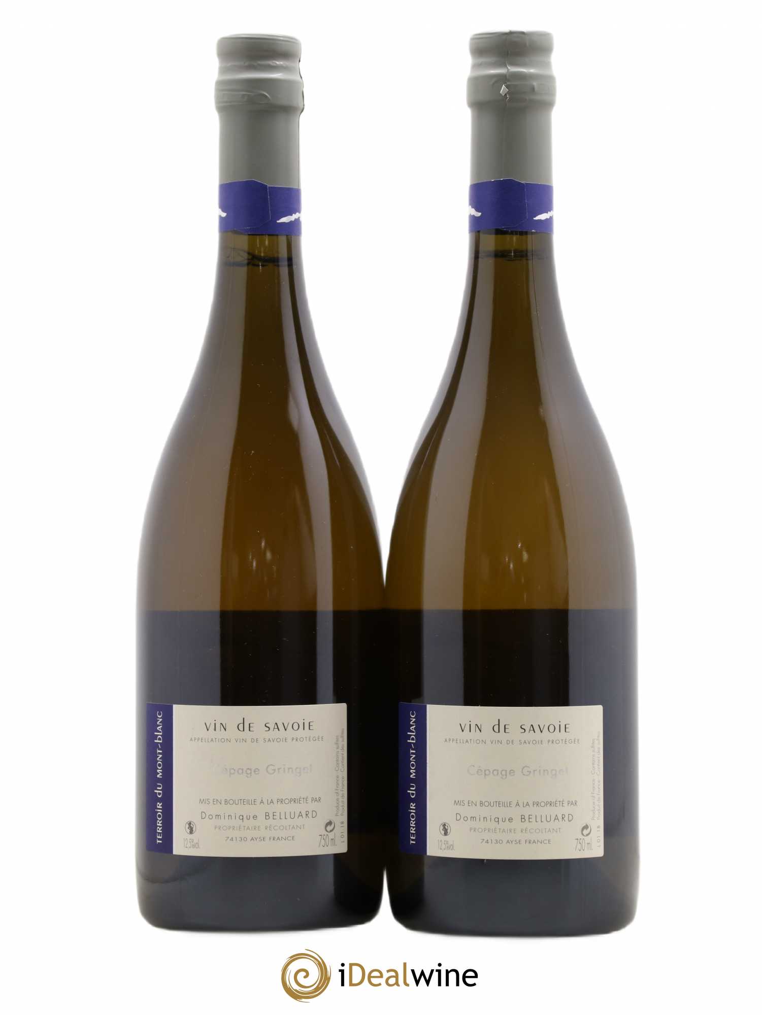 Vin de Savoie Les Alpes Domaine Belluard 2018 - Lot de 2 bouteilles - 1