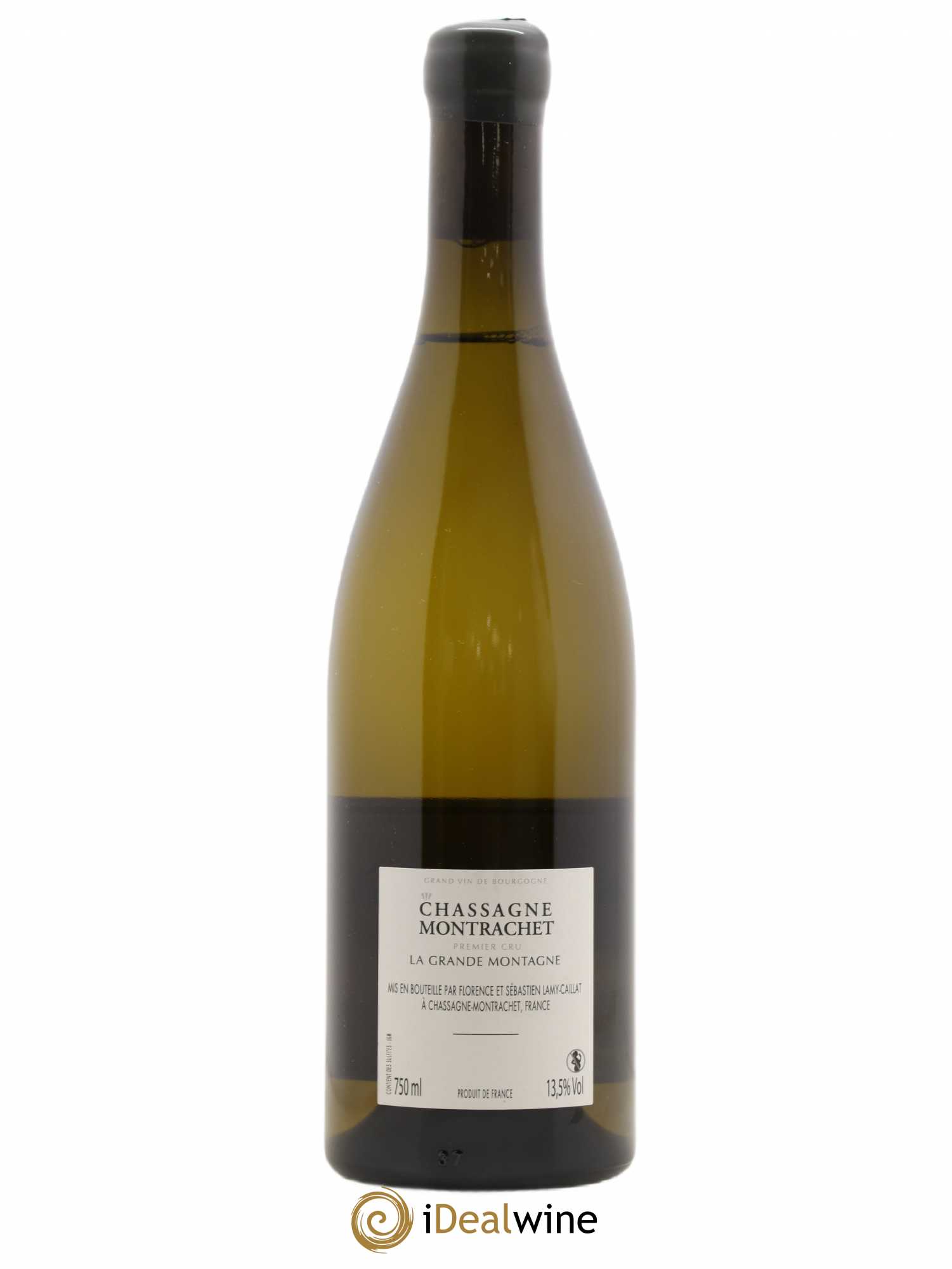 Chassagne-Montrachet 1er Cru La Grande Montagne Lamy-Caillat (Domaine) 2018 - Lot de 1 bouteille - 1