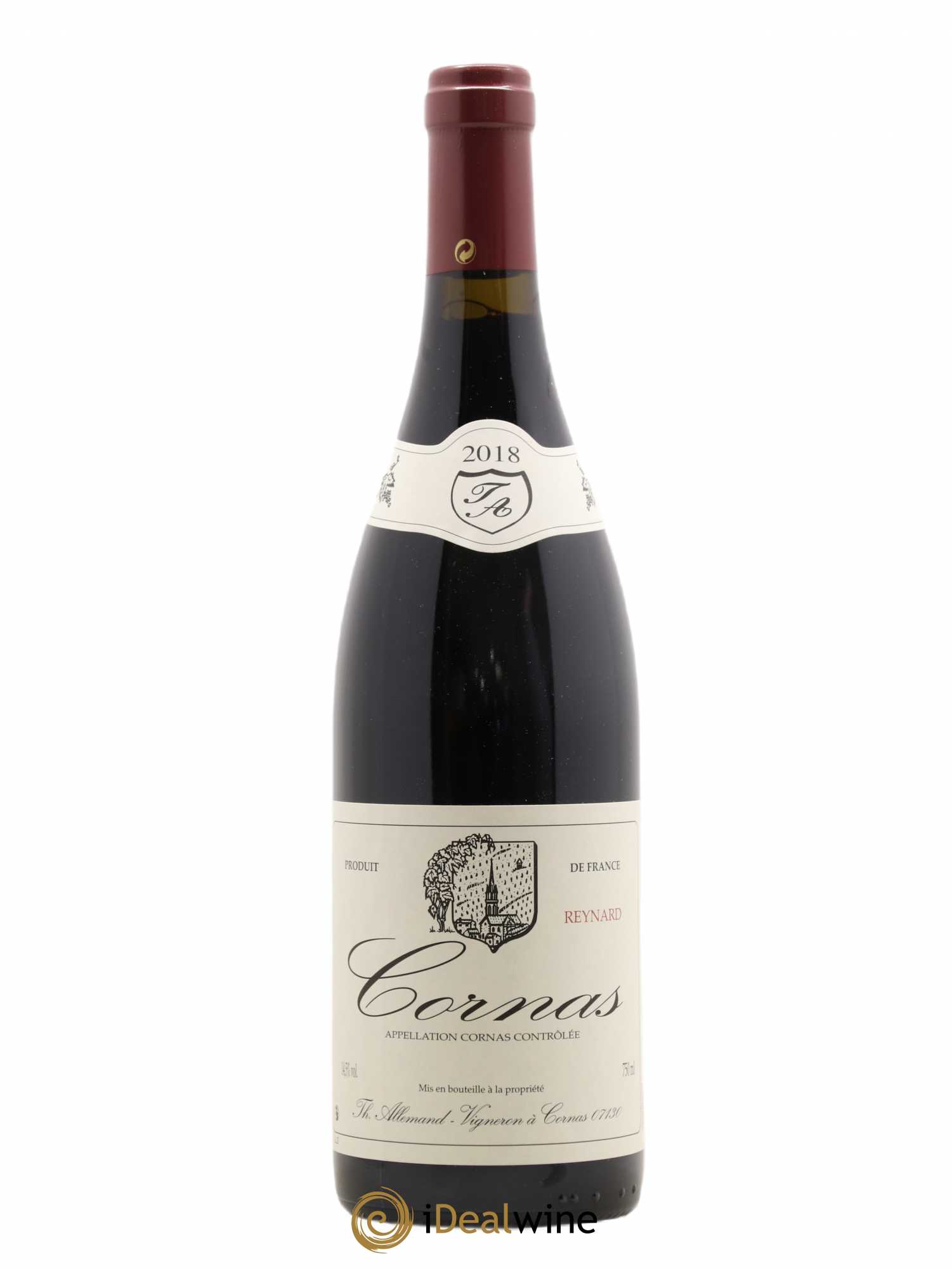 Cornas Reynard Thierry Allemand 2018 - Lot of 1 bottle - 0