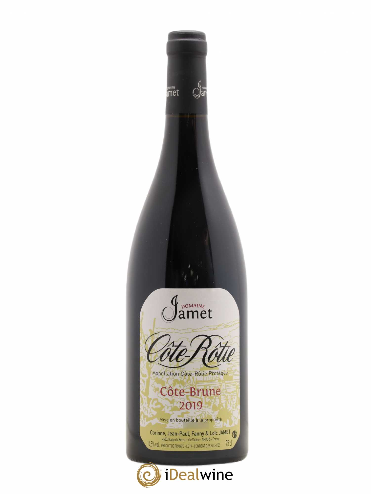 Côte-Rôtie Côte Brune Jamet (Domaine) 2019 - Lot de 1 bouteille - 0