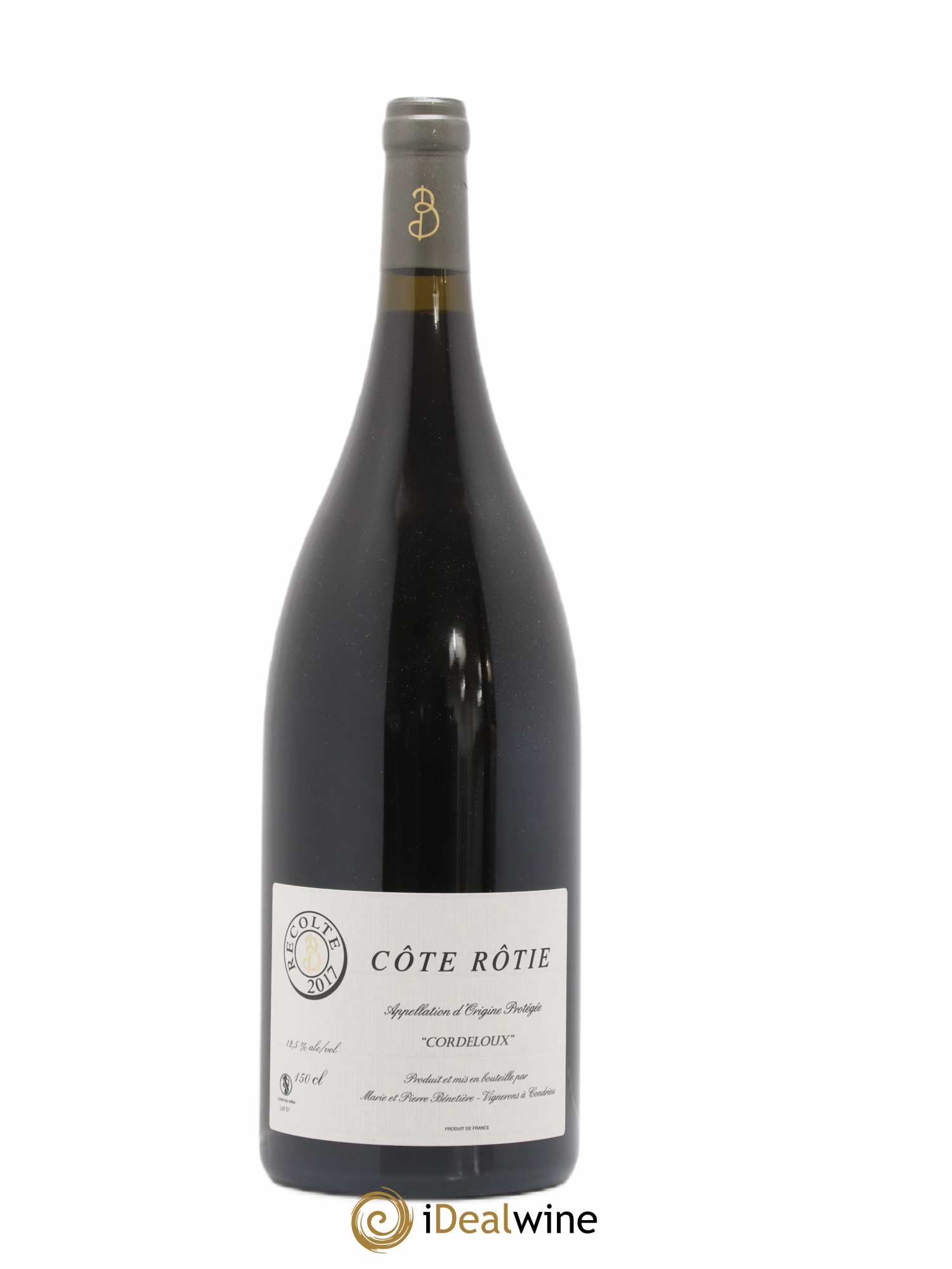 Côte-Rôtie Cordeloux Marie et Pierre Bénetière (Domaine) 2017 - Lot de 1 magnum - 0