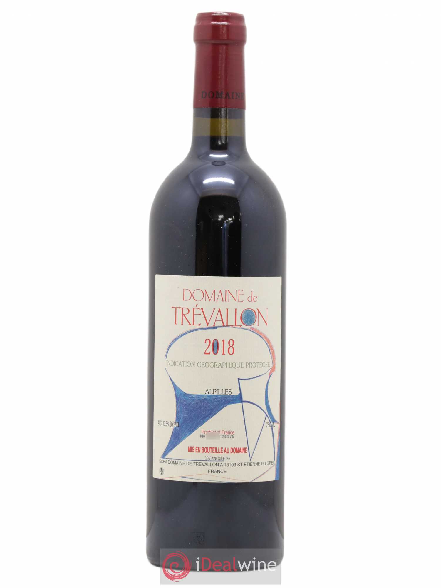Alpilles Trévallon (Domaine de) Eloi Dürrbach 2018 - Lot de 1 bouteille - 0