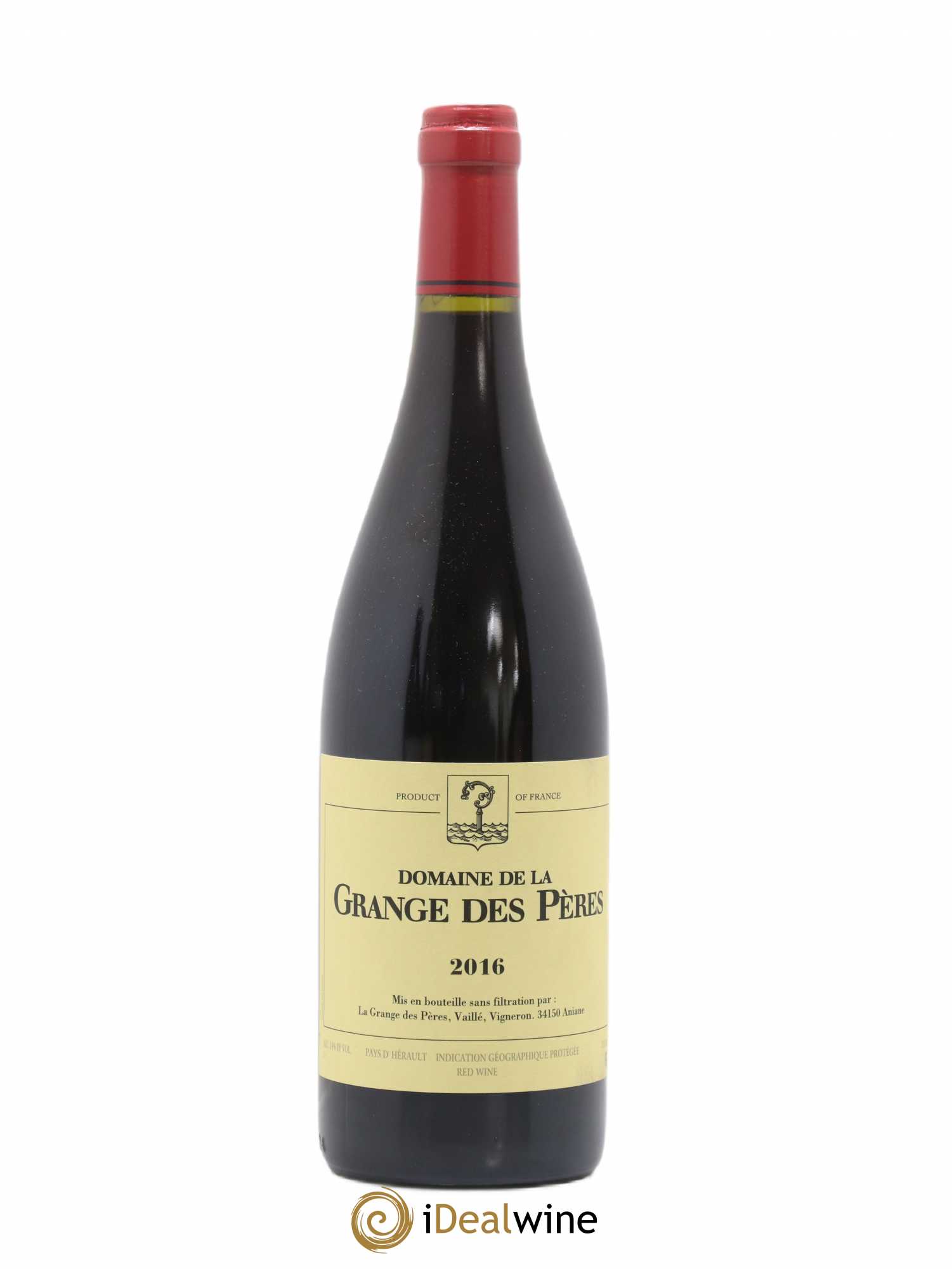 Pays d'Hérault Grange des Pères Laurent Vaillé 2016 - Lot de 1 bouteille - 0
