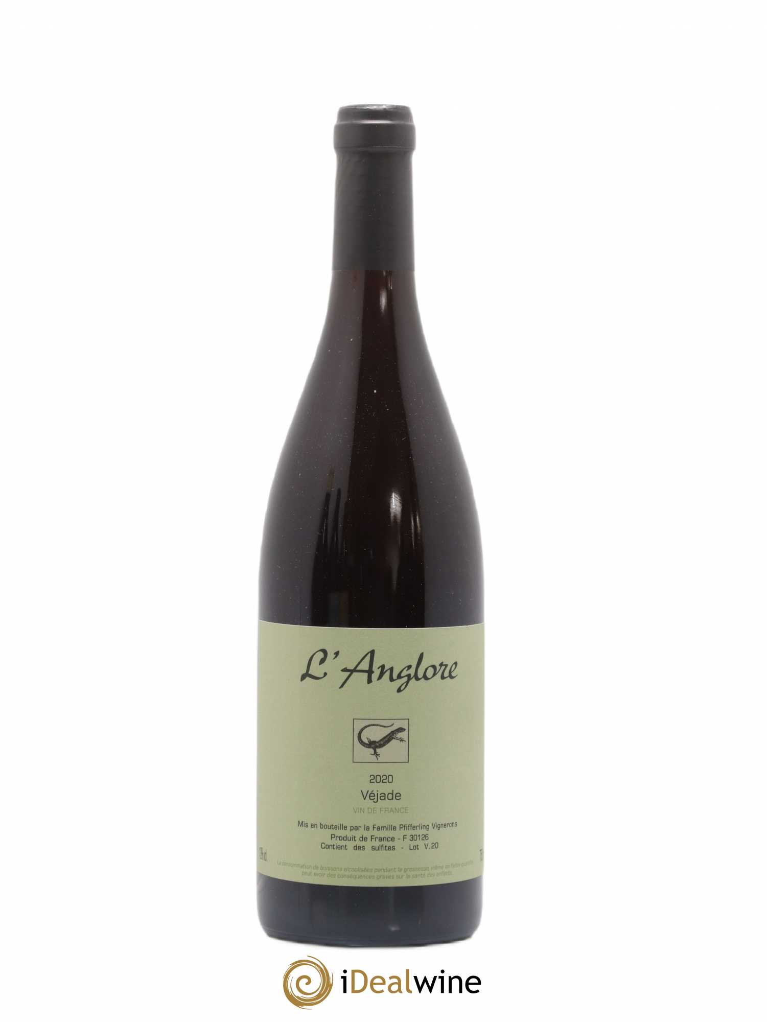 Vin de France Véjade L'Anglore 2020 - Lot de 1 bouteille - 0