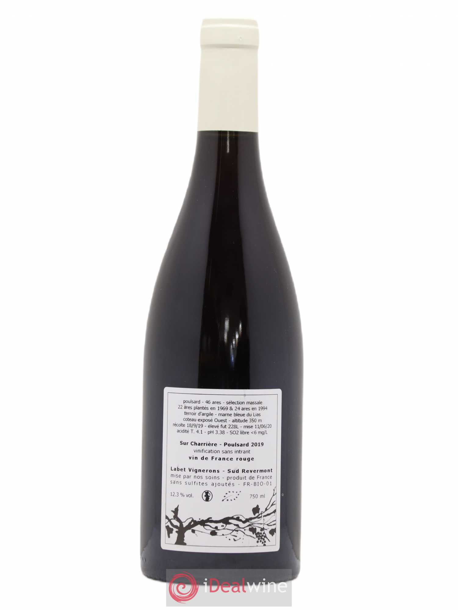Vin de France Sur Charrière Labet 2019 - Posten von 1 Flasche - 1