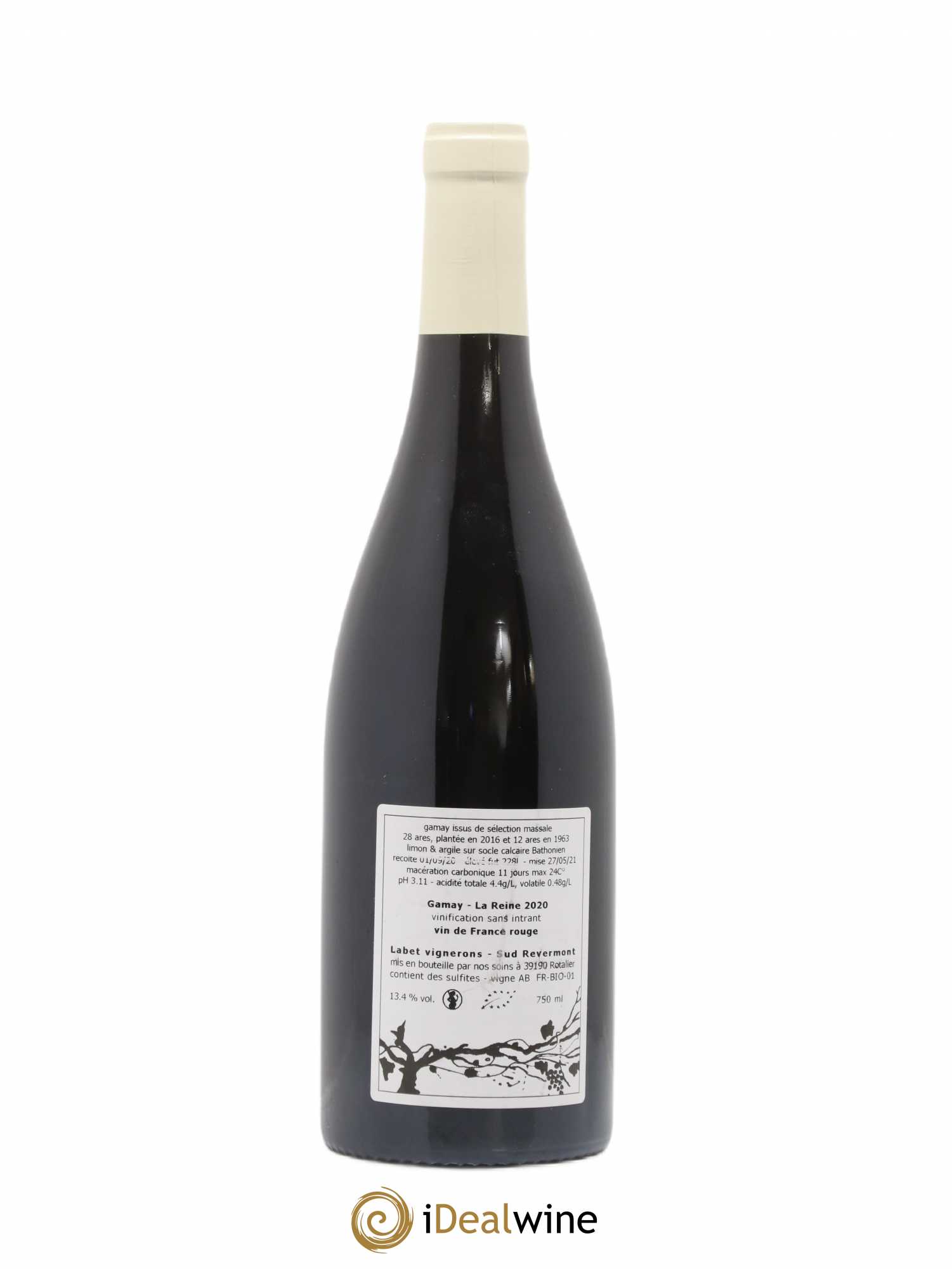 Vin de France Gamay La Reine Labet (Domaine) 2020 - Lot de 1 bouteille - 1