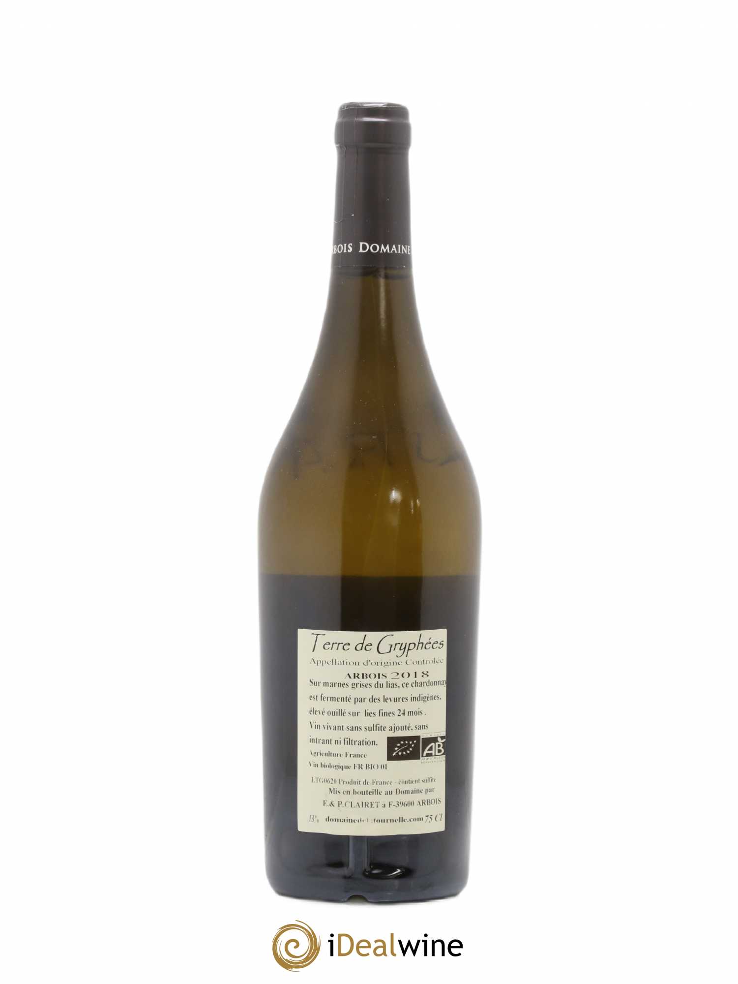 Arbois Terre de Gryphées Domaine de la Tournelle 2018 - Posten von 1 Flasche - 1