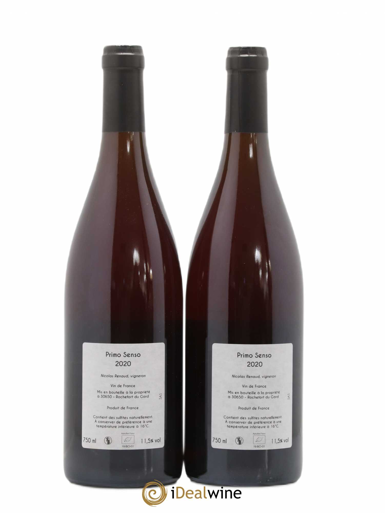 Vin de France Primo Senso Clos des Grillons 2020 - Posten von 2 Flaschen - 1