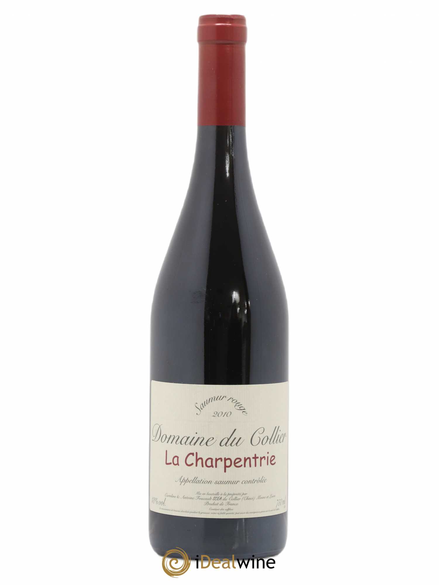 Saumur La Charpentrie Domaine du Collier 2010 - Lot de 1 bouteille - 0