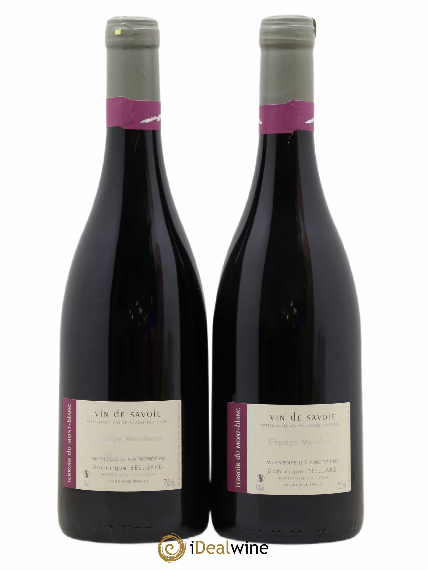 Vin de Savoie Mondeuse Amphore Domaine Belluard 2020 - Lot de 2 bouteilles - 1