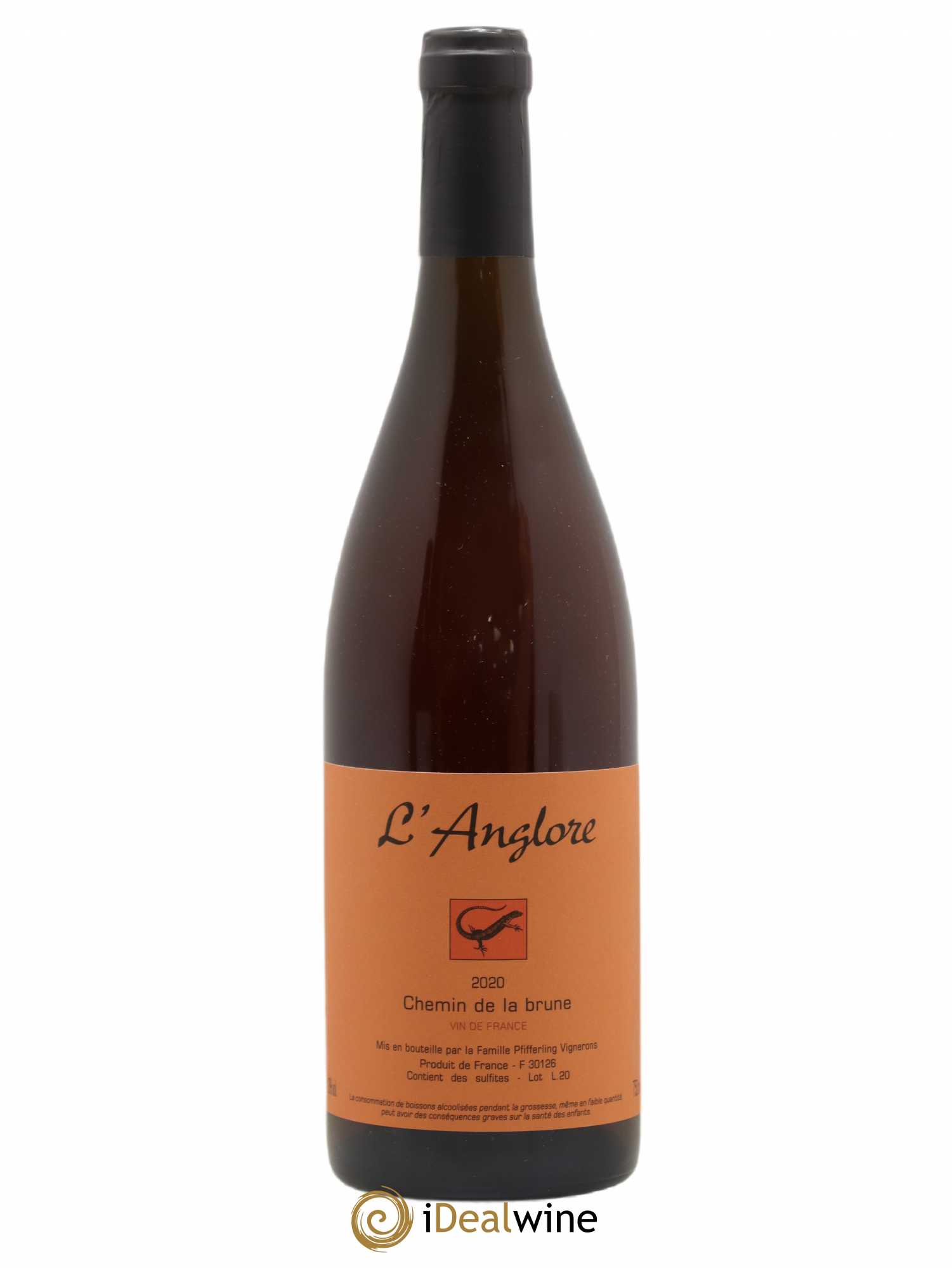 Vin de France Chemin de la brune L'Anglore 2020 - Lot de 1 bouteille - 0