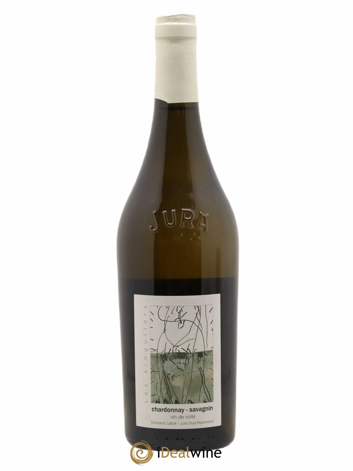 Côtes du Jura Vin de Voile Chardonnay-Savagnin cuvée de garde Romain - Julien - Charline Labet 2019 - Lot de 1 bouteille - 0