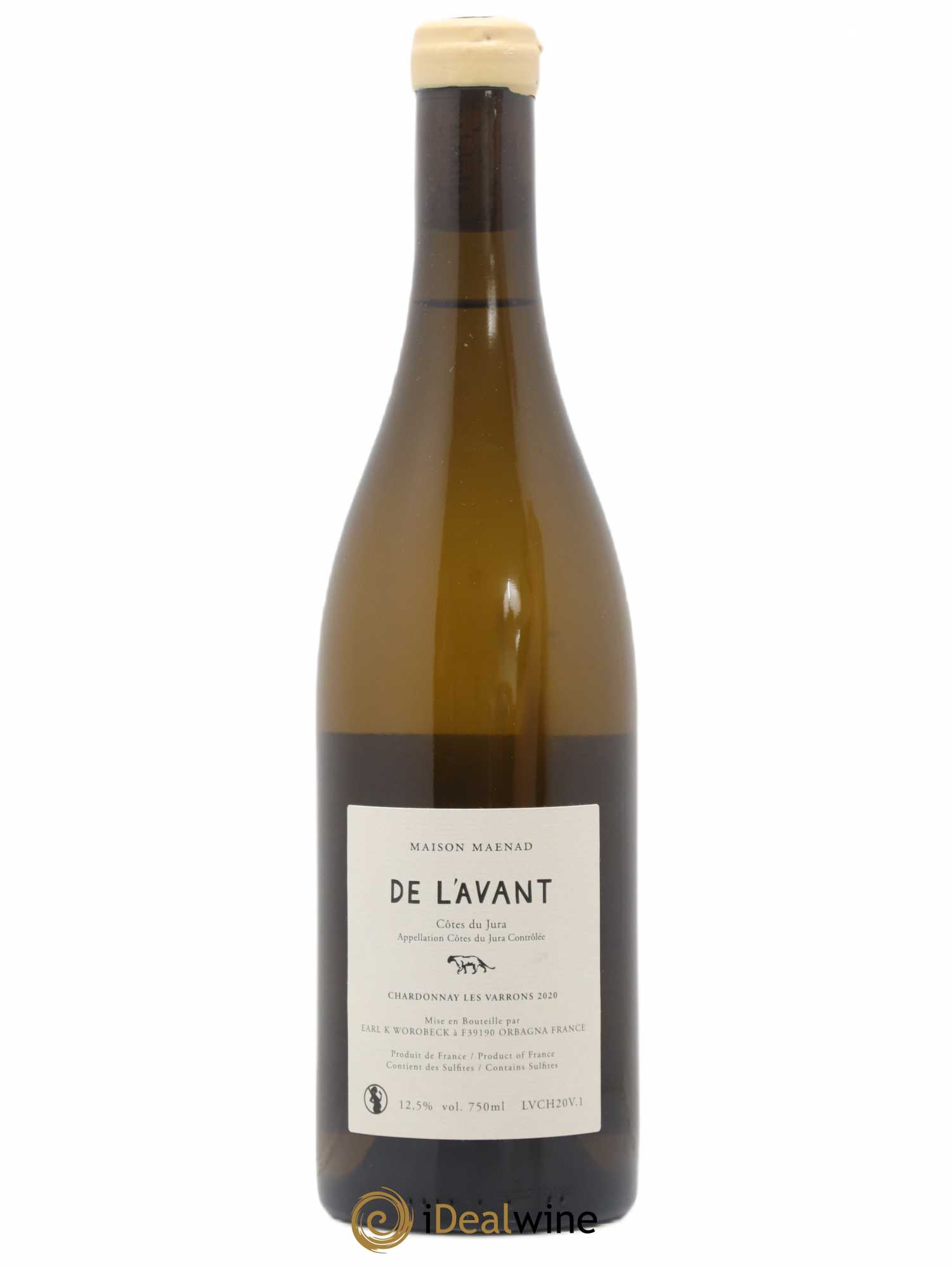 Côtes du Jura De l'Avant Les Varrons Maison Maenad 2020 - Posten von 1 Flasche - 1