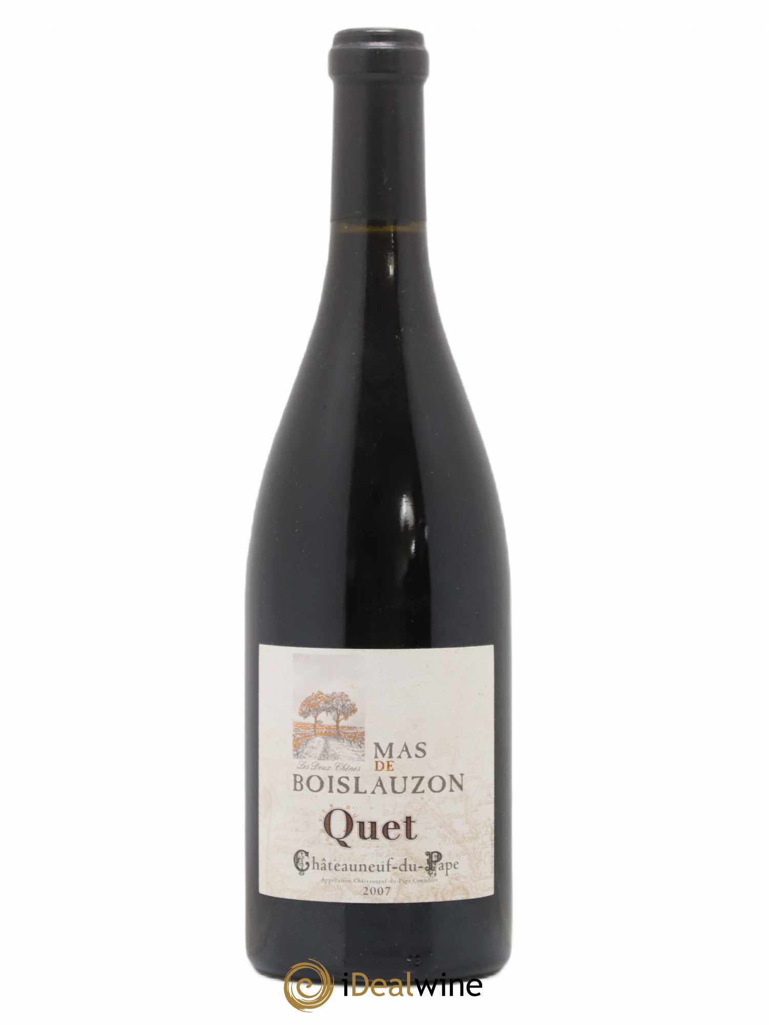Châteauneuf-du-Pape Mas de Boislauzon Cuvée du Quet Christine et Daniel Chaussy 2007 - Lot de 1 bouteille - 0