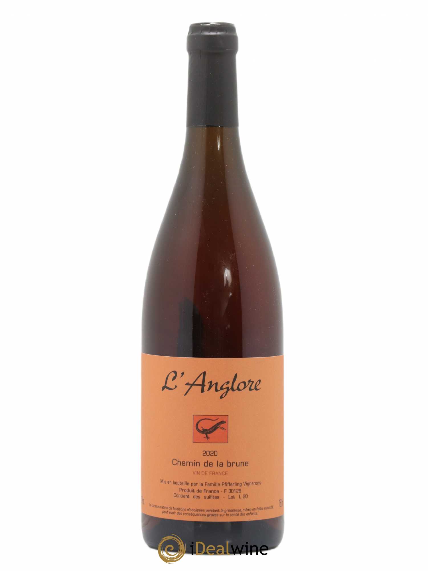 Vin de France Chemin de la brune L'Anglore 2020 - Lot de 1 bouteille - 0