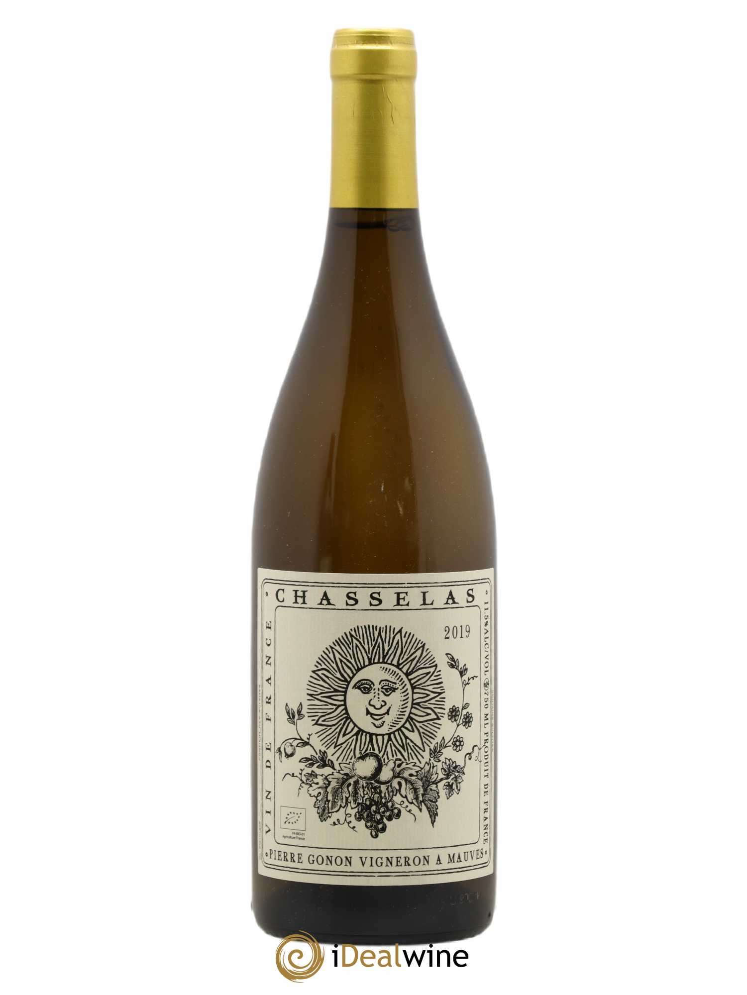 Vin de France Chasselas Gonon (Domaine) 2019 - Lot de 1 bouteille - 0