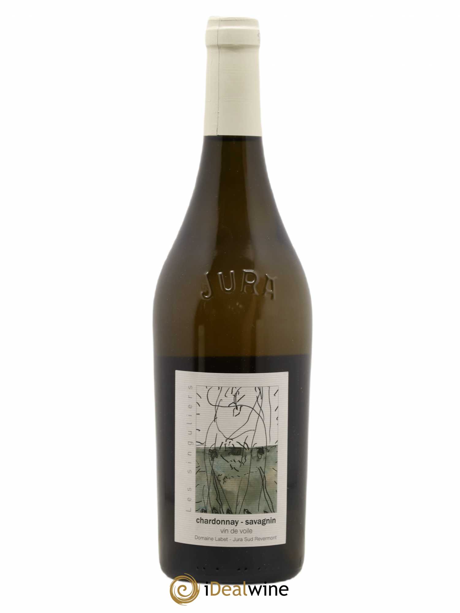 Côtes du Jura Vin de Voile Chardonnay-Savagnin cuvée de garde Romain - Julien - Charline Labet 2019 - Lot de 1 bouteille - 0