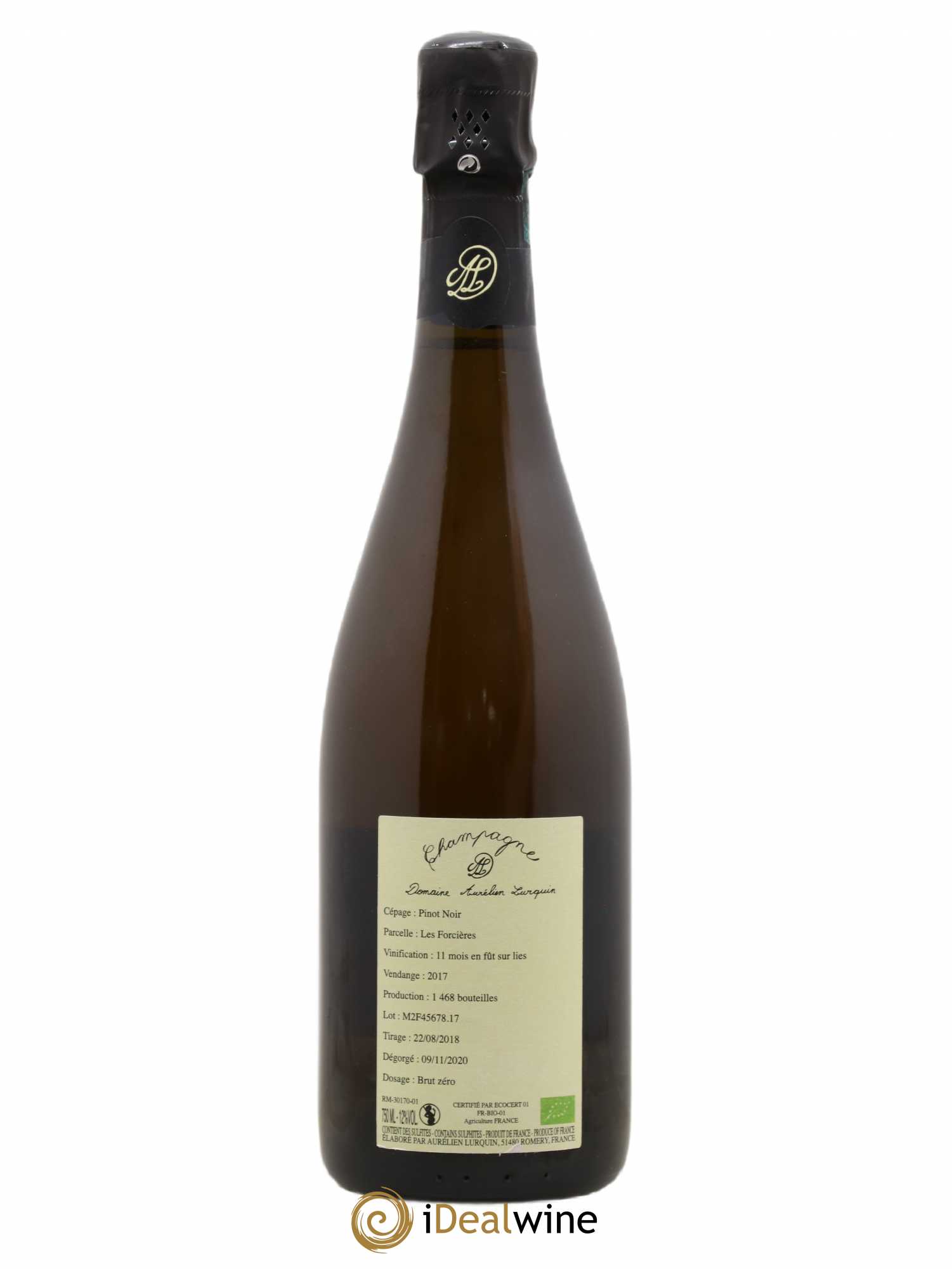 Pinot Noir Les Forcières Aurélien Lurquin 2017 - Lot de 1 bouteille - 1