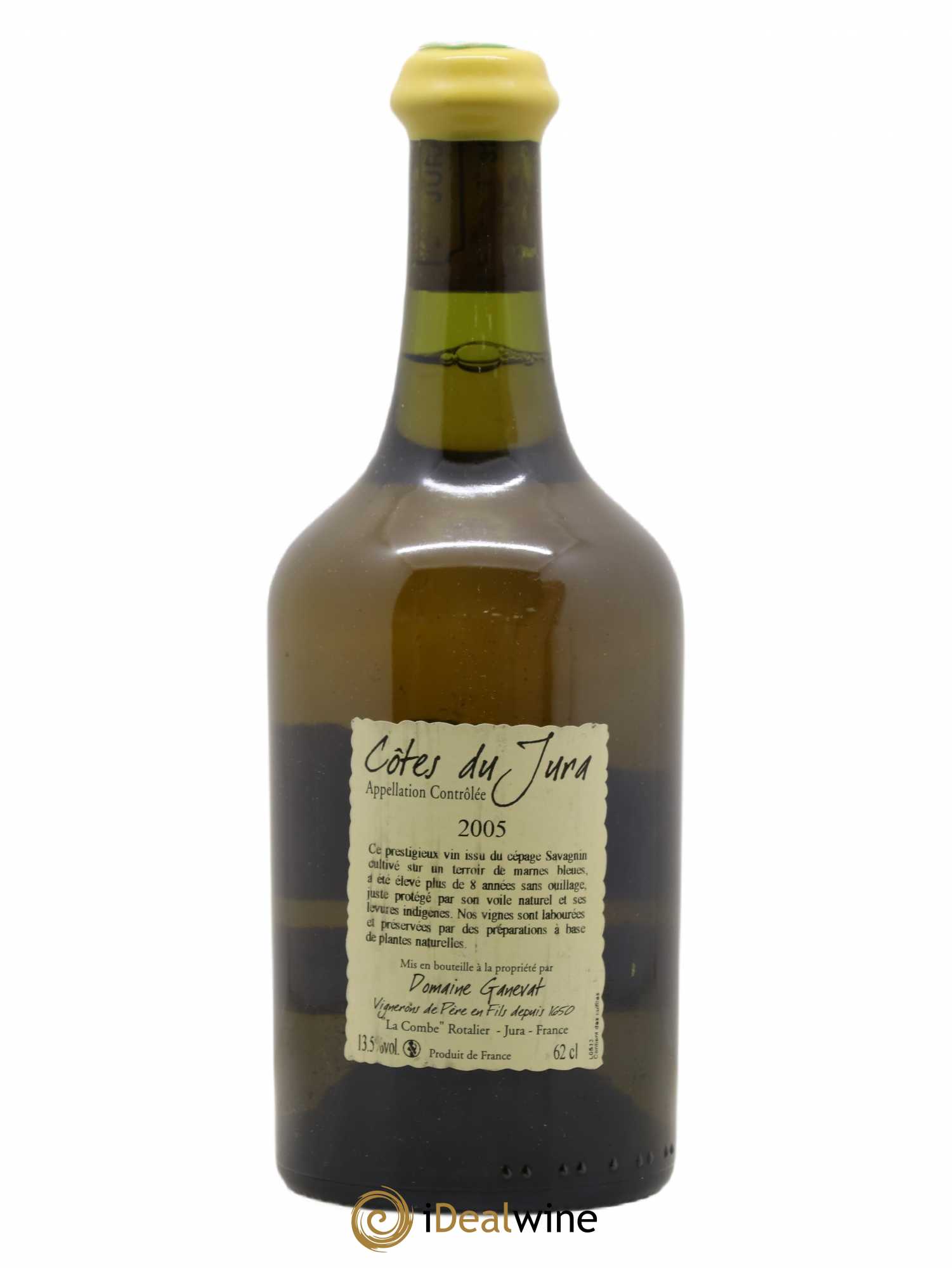 Côtes du Jura Vin Jaune Jean-François Ganevat (Domaine) 2005 - Lot de 1 bouteille - 1
