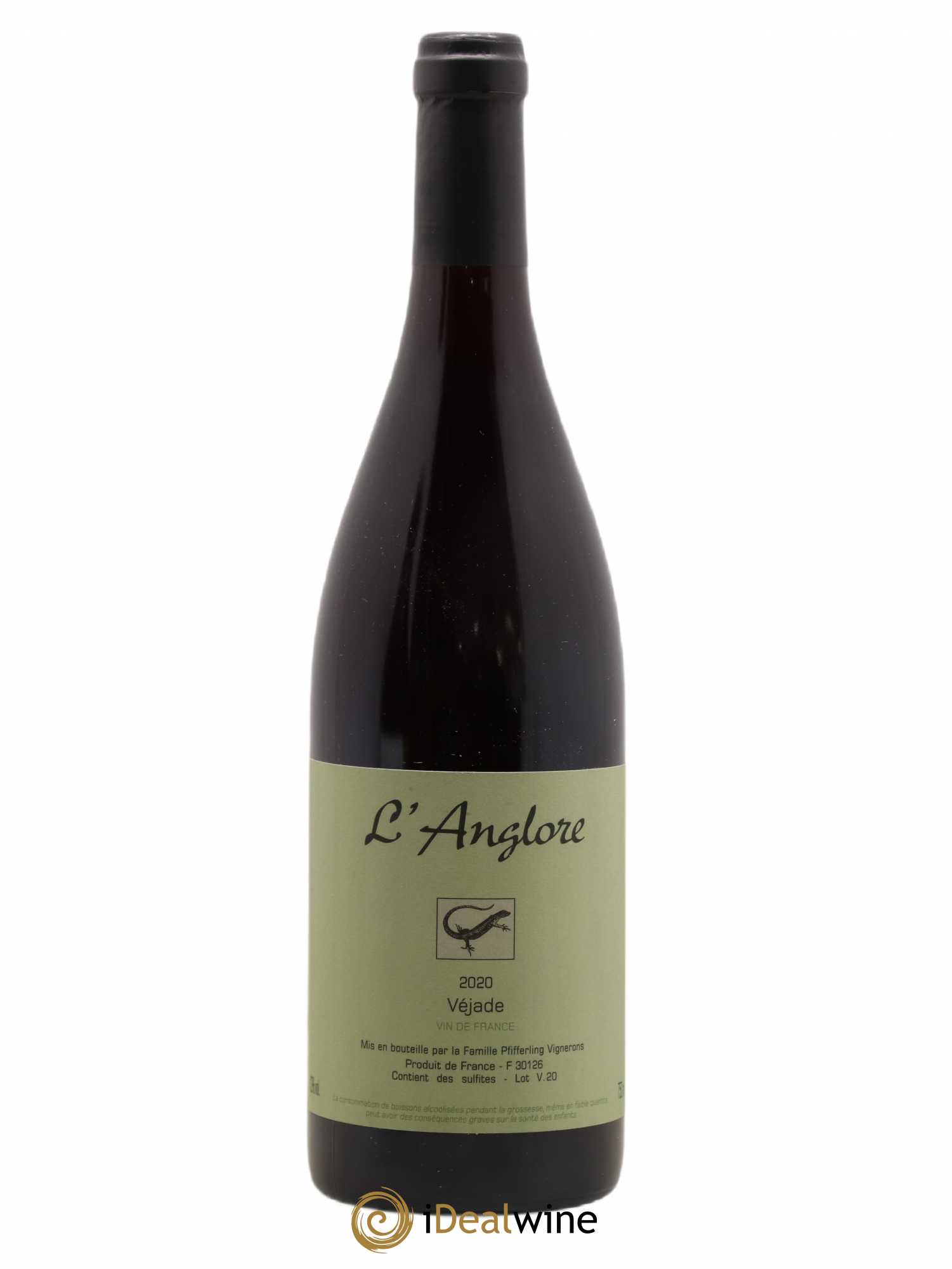 Vin de France Véjade L'Anglore 2020 - Lot de 1 bouteille - 0