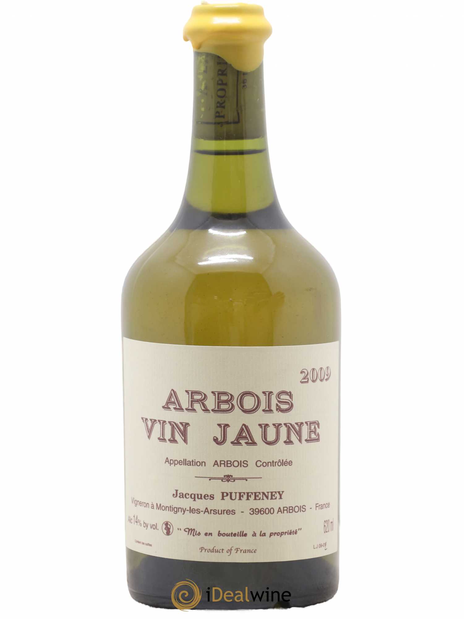 Arbois Vin Jaune Jacques Puffeney 2009 - Lot de 1 bouteille - 0