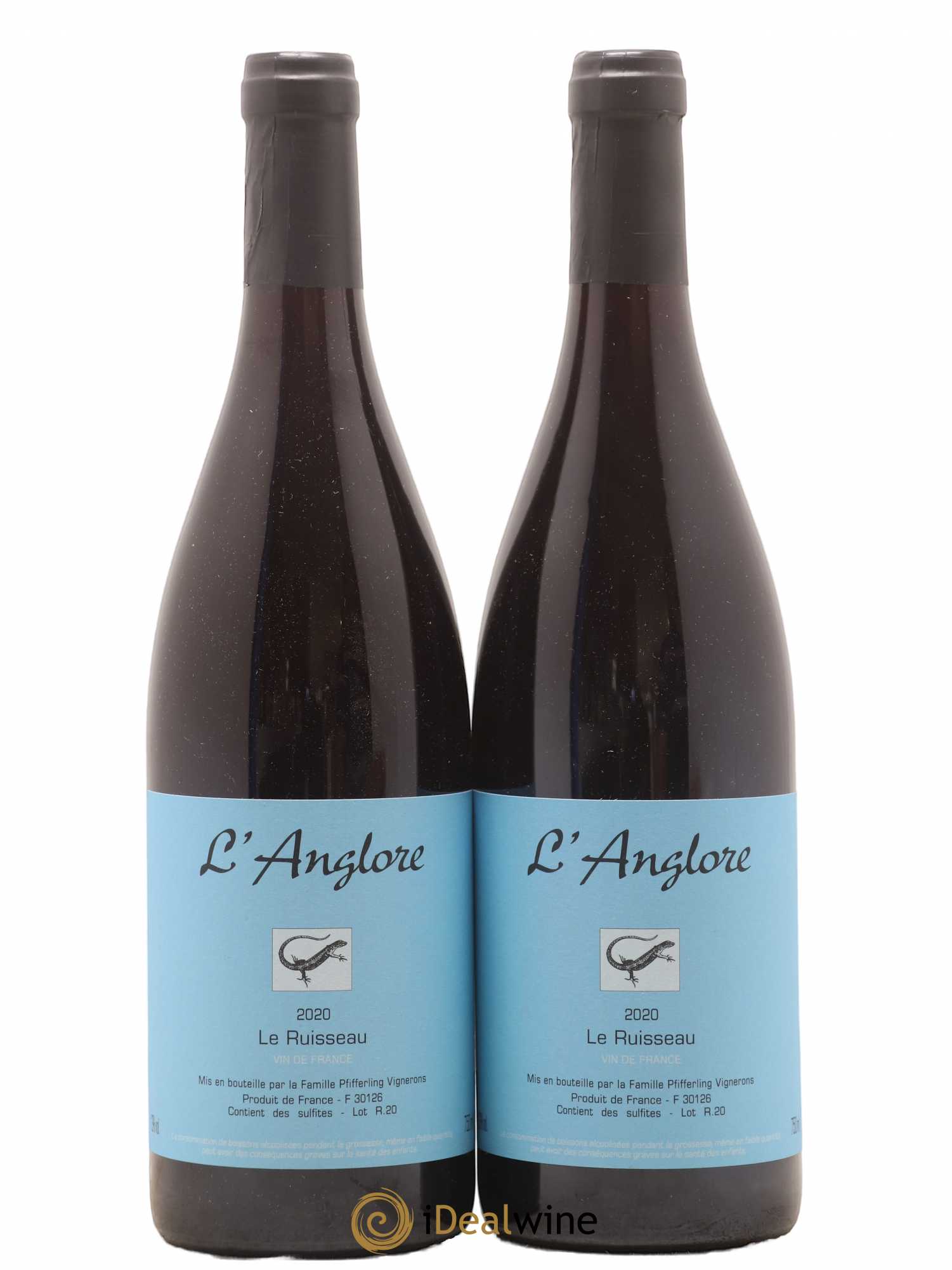 Vin de France Le Ruisseau L'Anglore 2020 - Lot de 2 bouteilles - 0