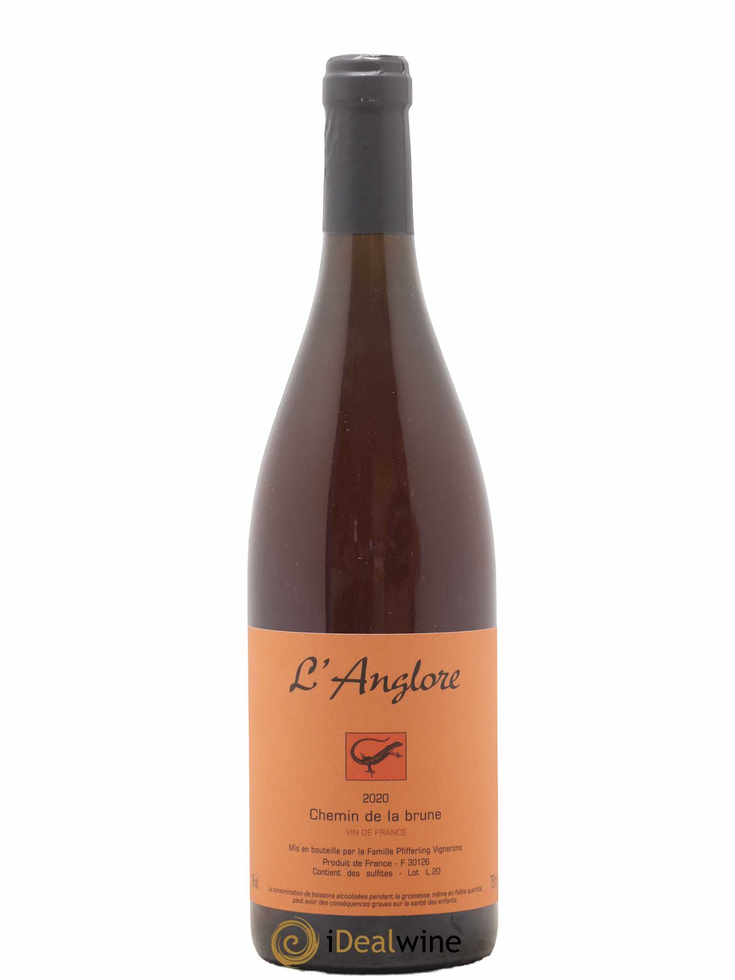 Vin de France Chemin de la brune L'Anglore 2020 - Lot de 1 bouteille - 0