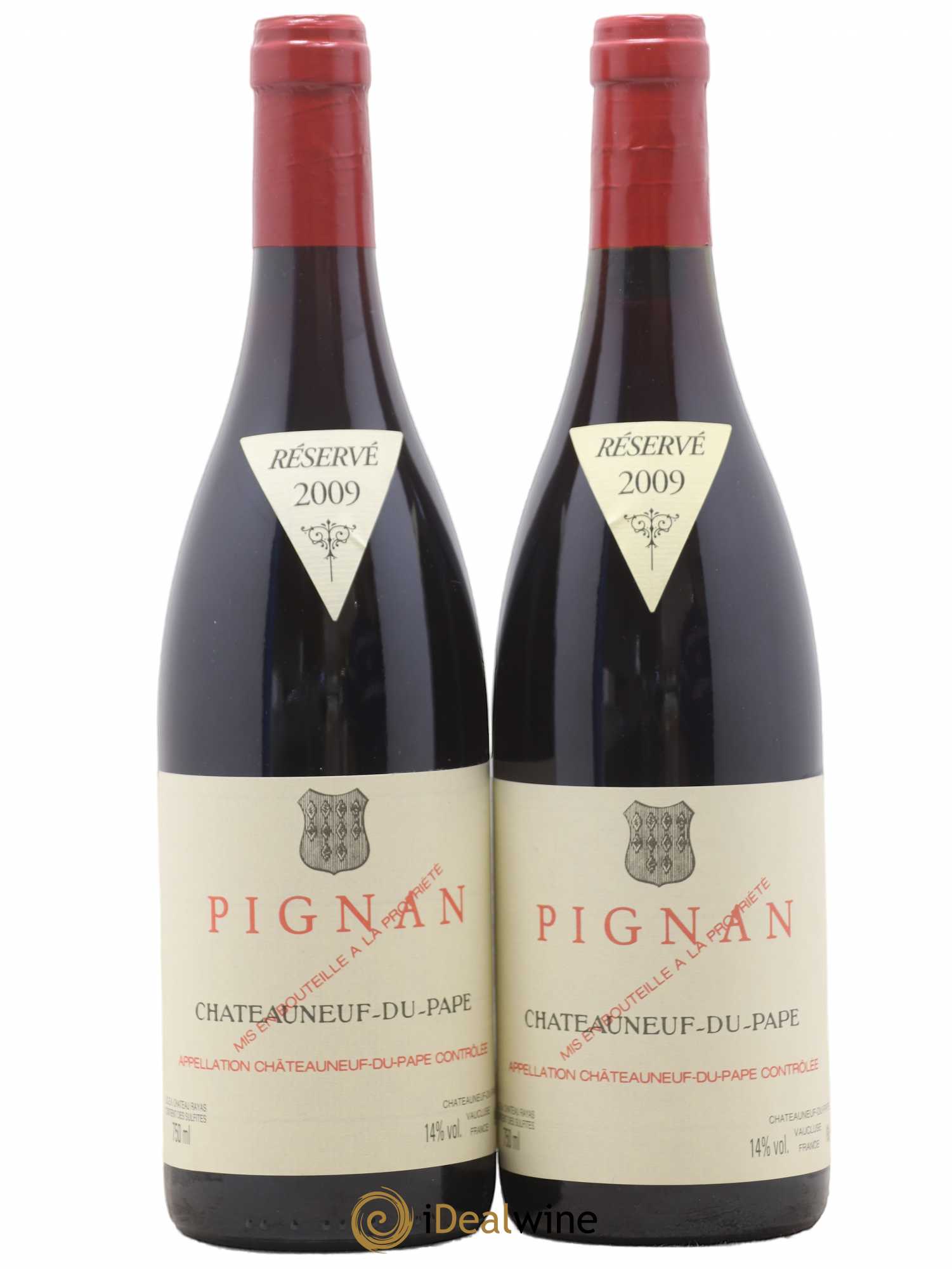Châteauneuf-du-Pape Pignan Emmanuel Reynaud 2009 - Lot de 2 bouteilles - 0