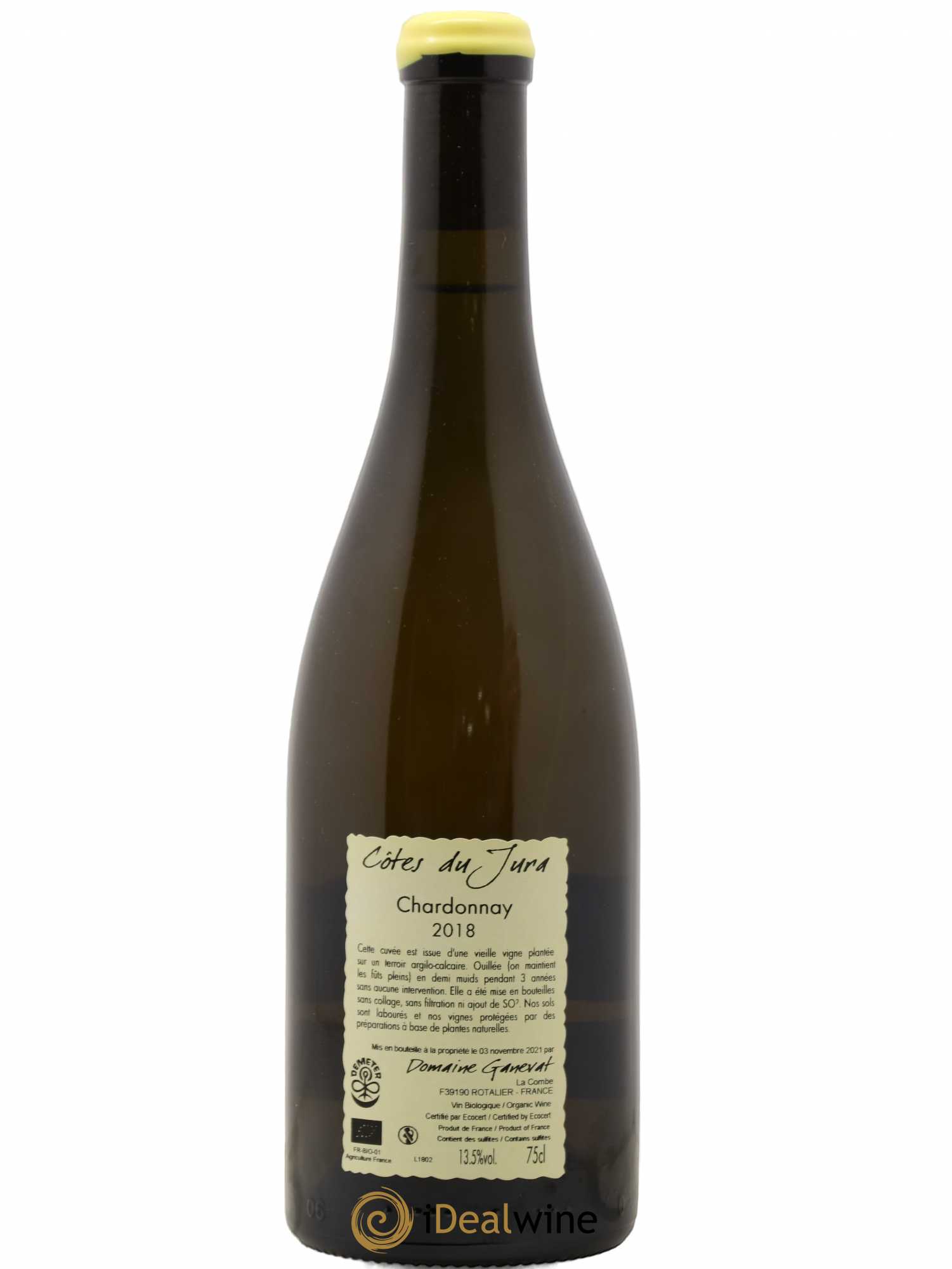 Côtes du Jura Les Chamois du Paradis Jean-François Ganevat (Domaine) 2018 - Lot de 1 bouteille - 1