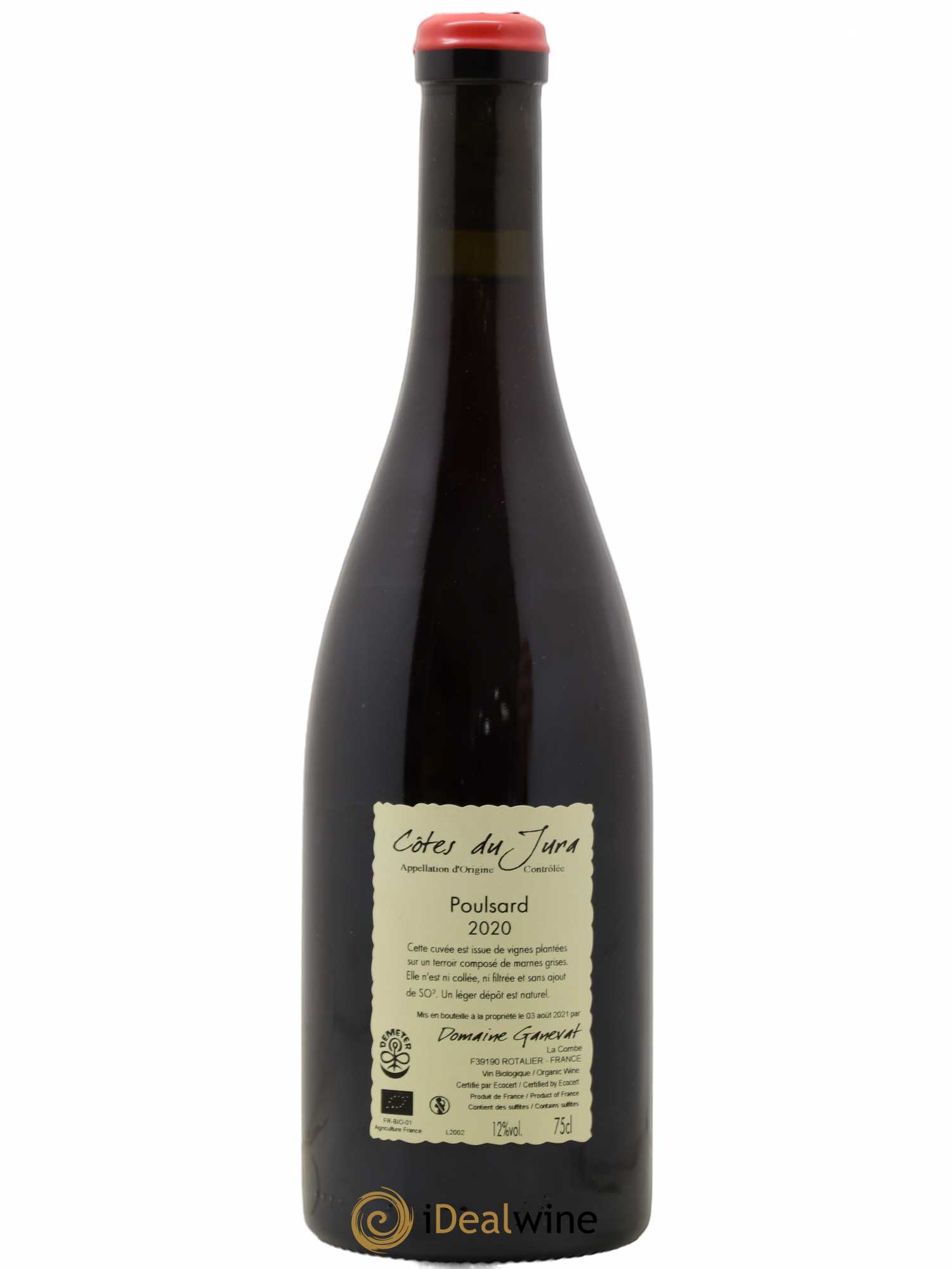 Côtes du Jura Les Chalasses Vieilles Vignes Poulsard Jean-François Ganevat (Domaine) 2020 - Lot de 1 bouteille - 1