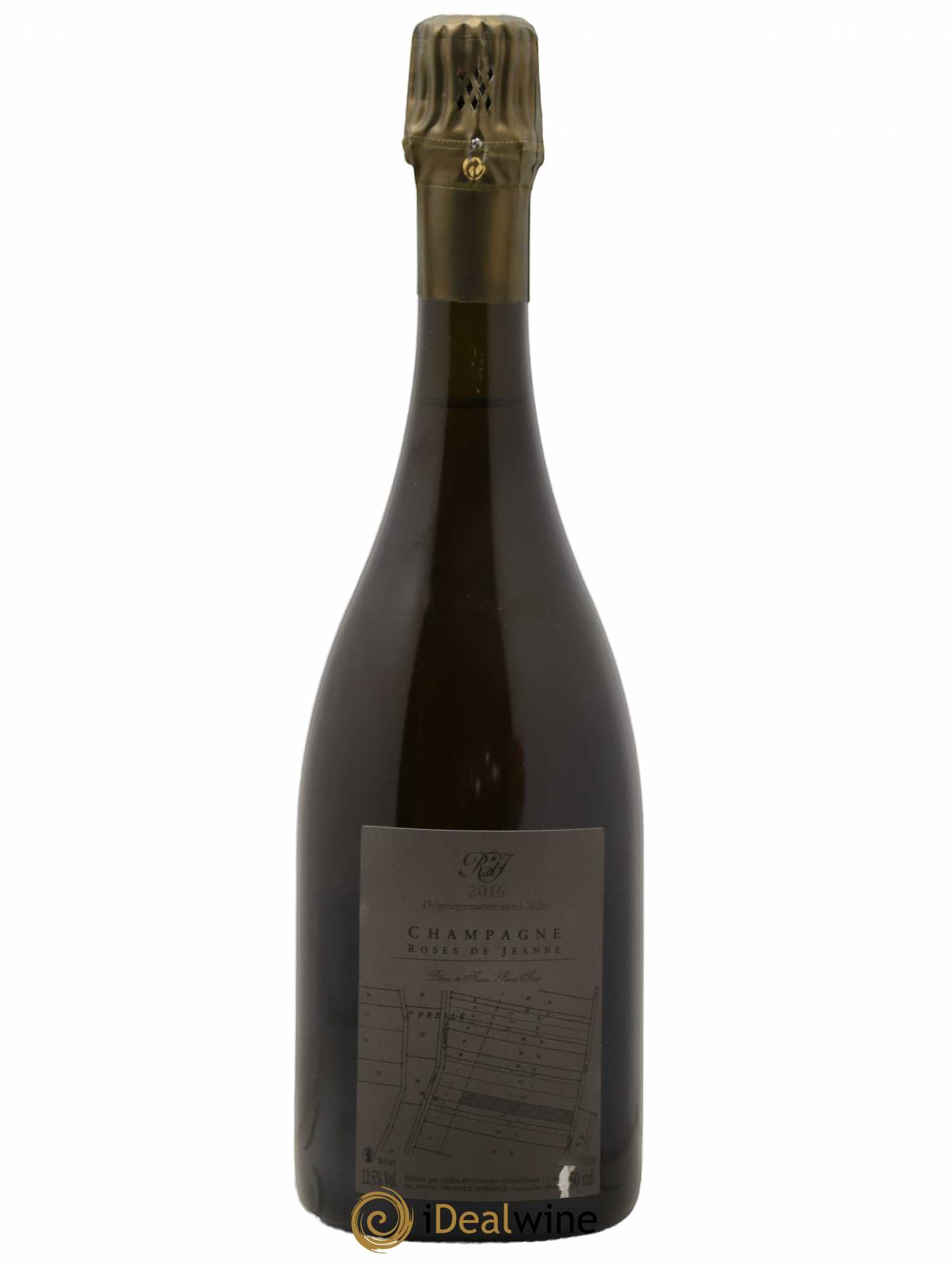 Roses de Jeanne Presle Blanc de Noirs Cédric Bouchard 2016 - Lot de 1 bouteille - 1