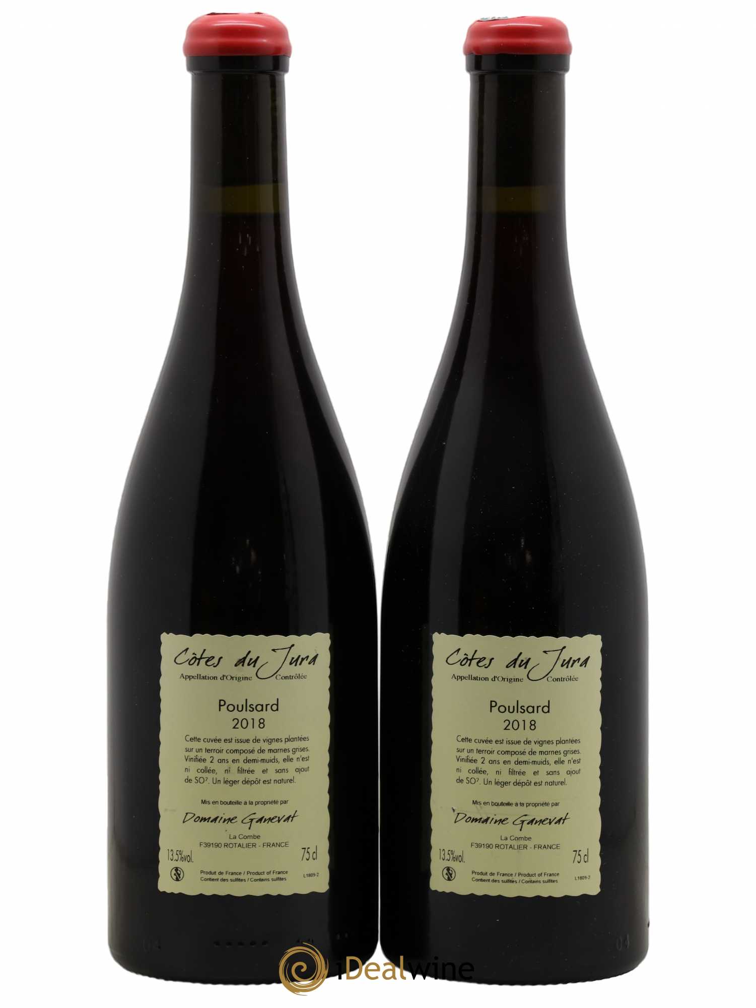 Côtes du Jura Les Chalasses Vieilles Vignes Poulsard Jean-François Ganevat (Domaine) 2018 - Lot de 2 bouteilles - 1