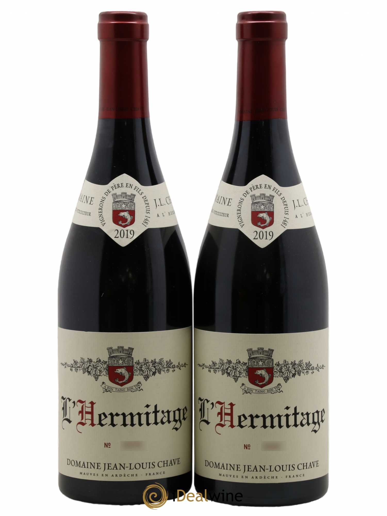 Hermitage Jean-Louis Chave 2019 - Lot de 2 bouteilles - 0