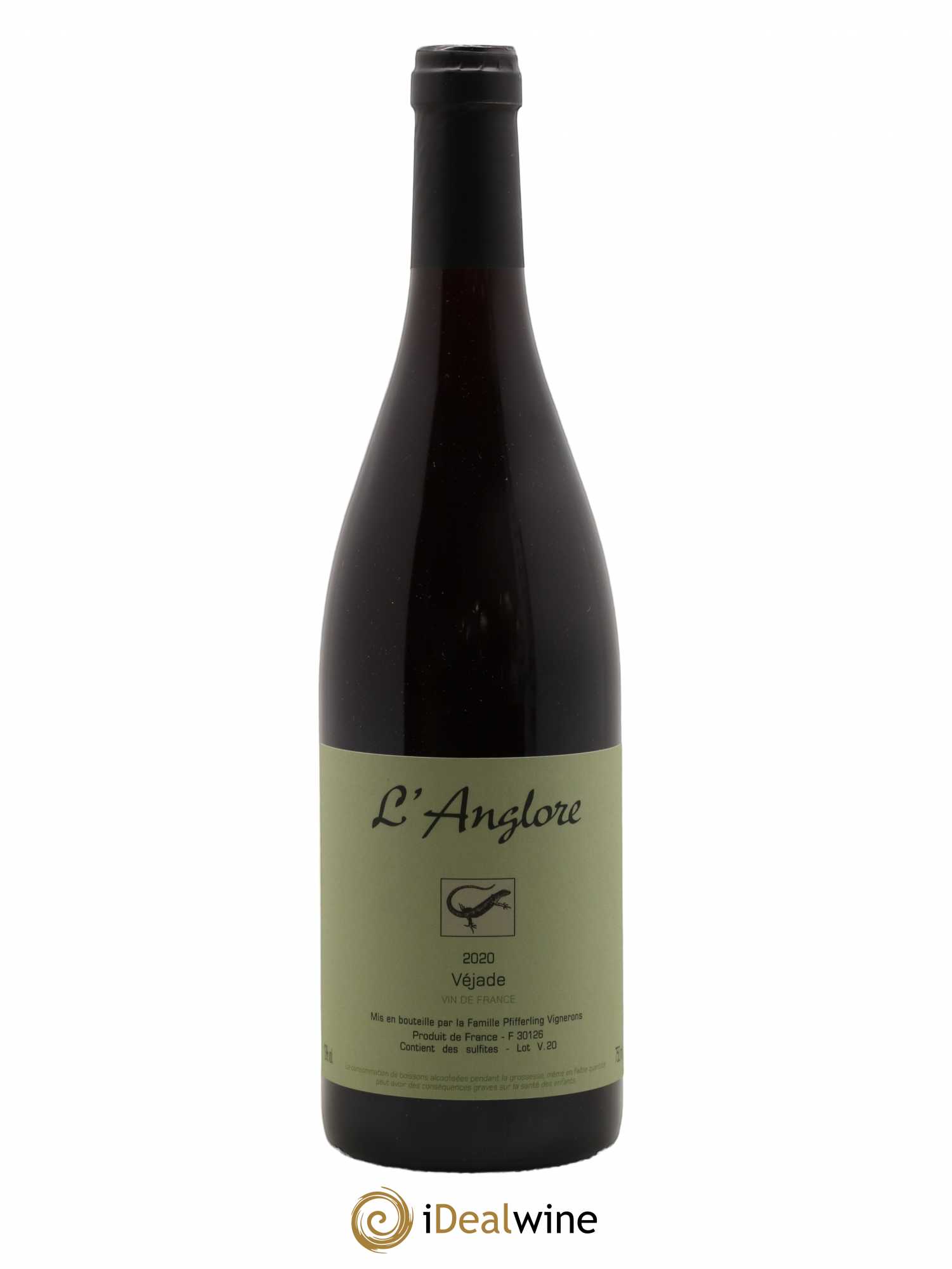 Vin de France Véjade L'Anglore 2020 - Lot de 1 bouteille - 0