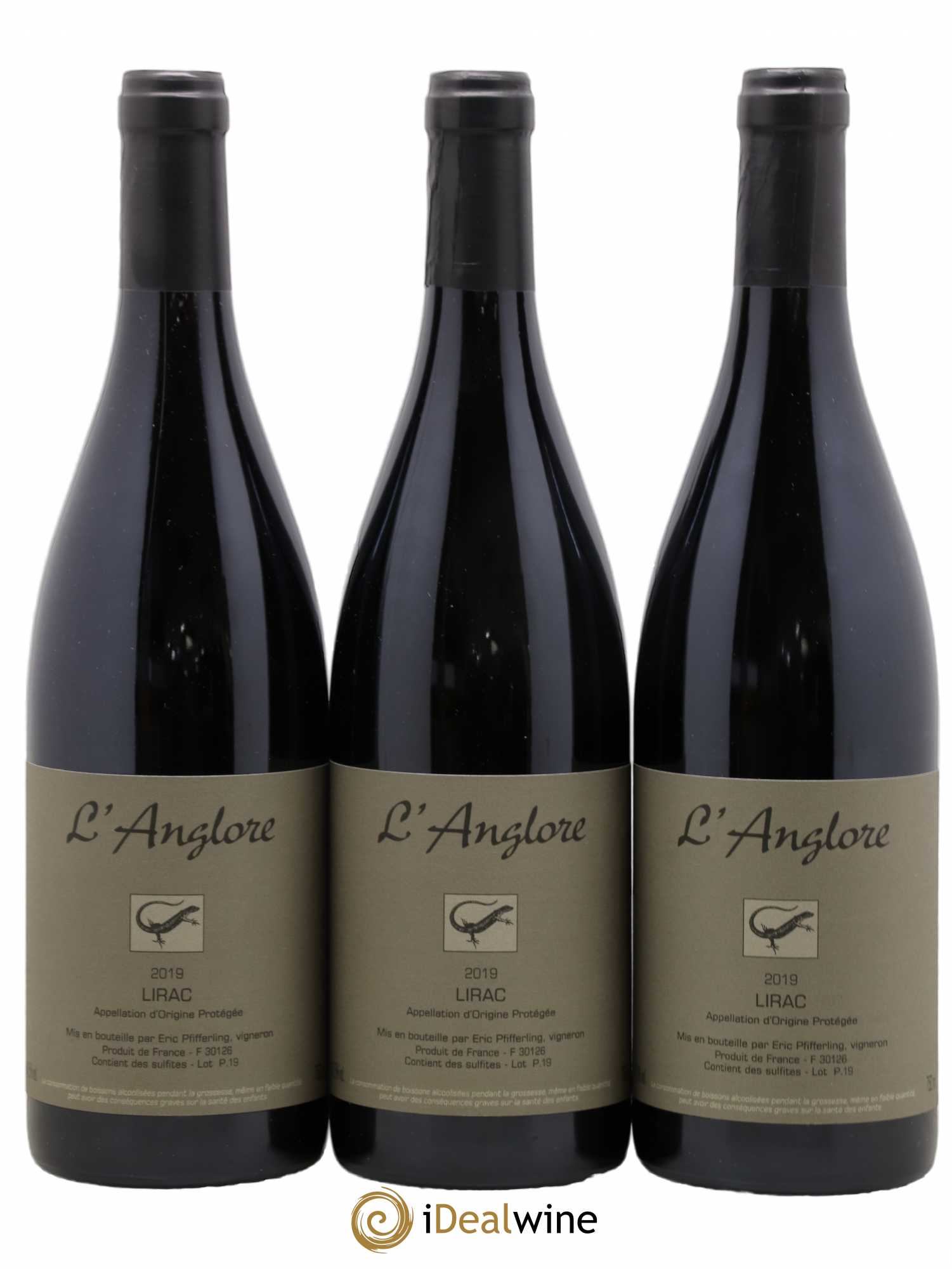 Lirac L'Anglore 2019 - Lot de 6 bouteilles - 1