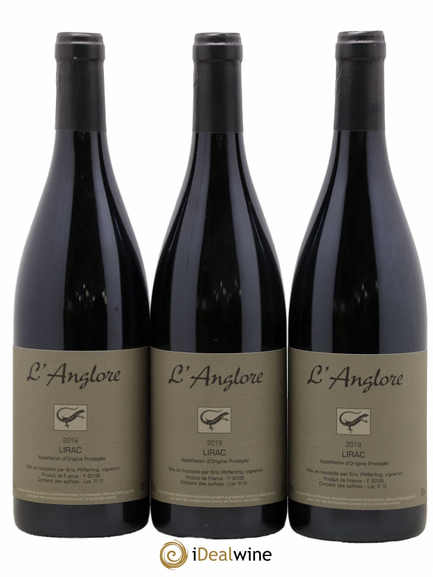 Lirac L'Anglore 2019 - Lot de 6 bouteilles - 2