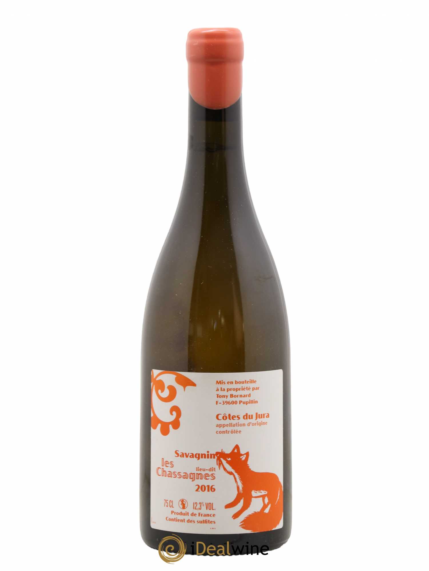 Côtes du Jura Les Chassagnes Savagnin Ouillé Bornard 2016 - Lot de 1 bouteille - 0