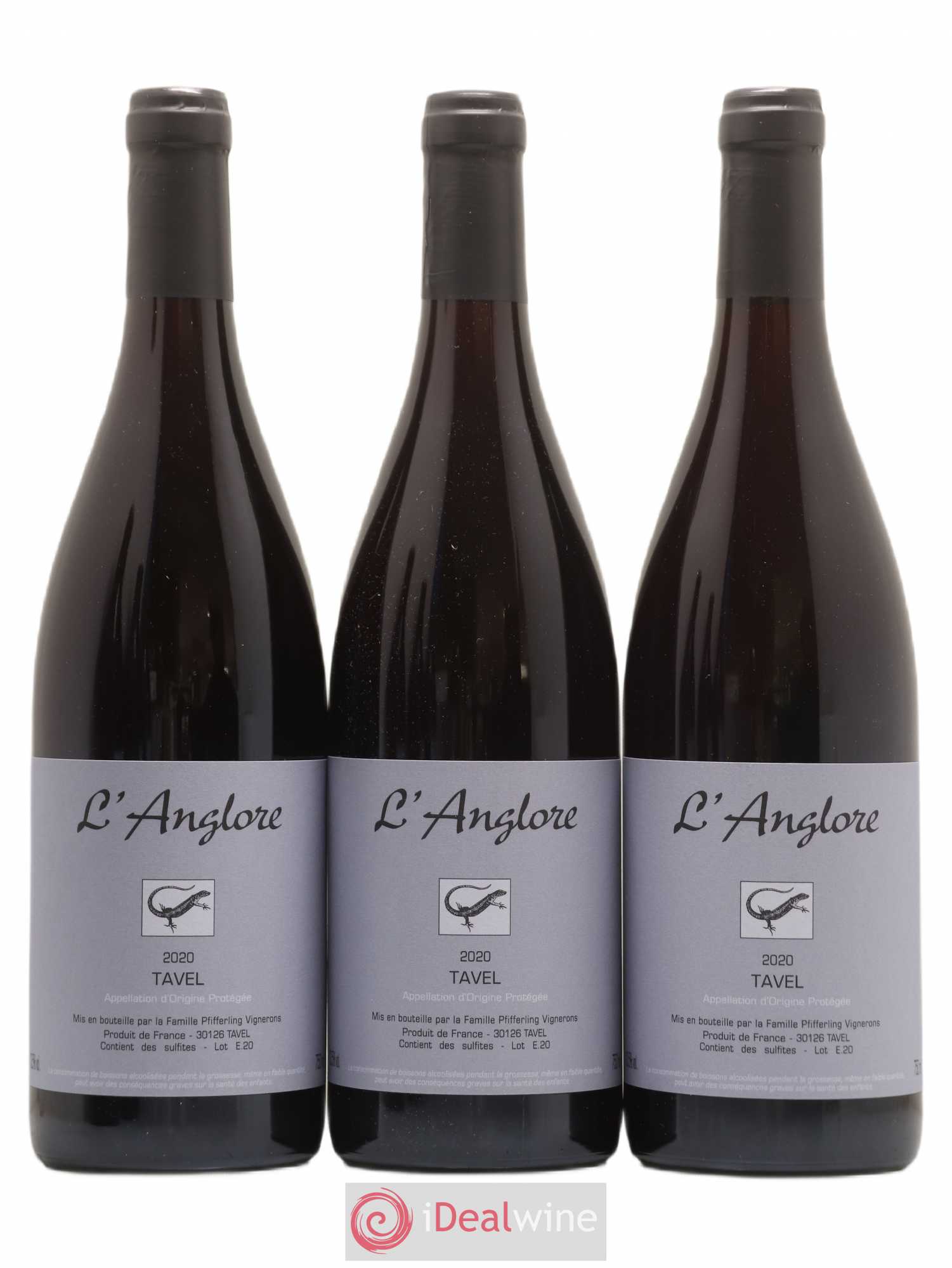 Tavel L'Anglore 2020 - Posten von 6 Flaschen - 1